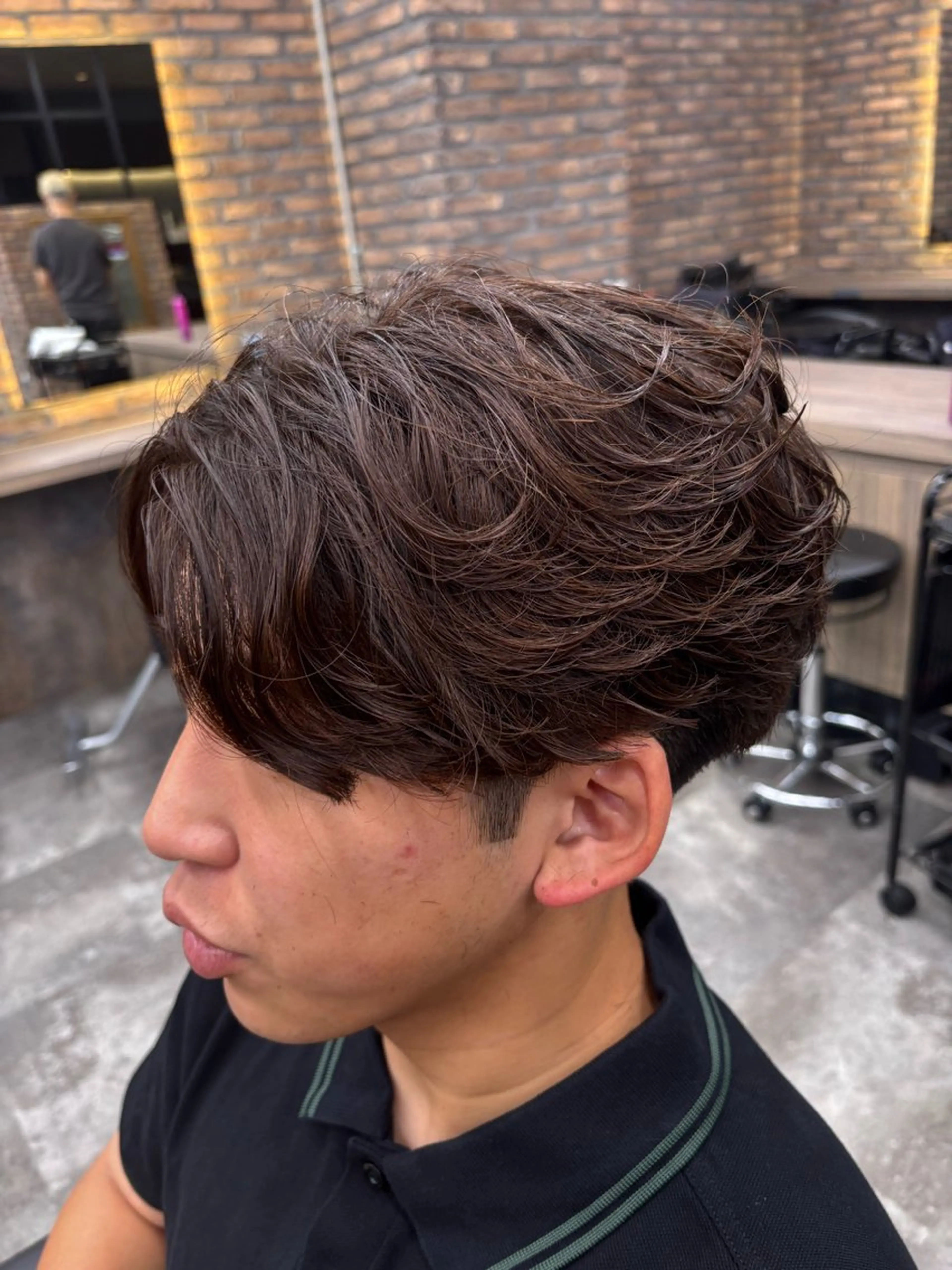 メンズ カット パーマ フェザーパーマ職人 🪽yutoのヘアスタイル
