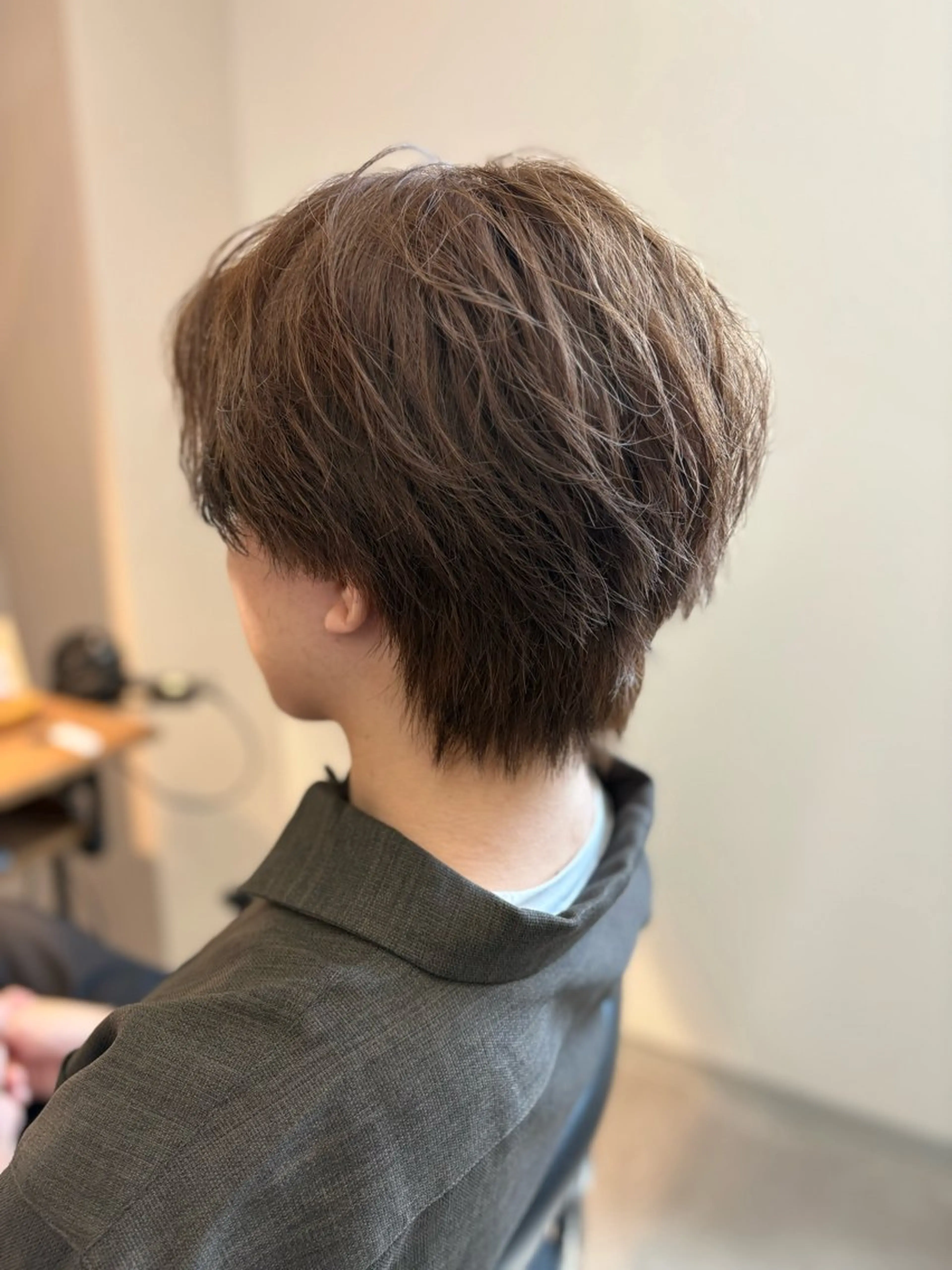メンズカット➕ダブルカラーモデルの写真