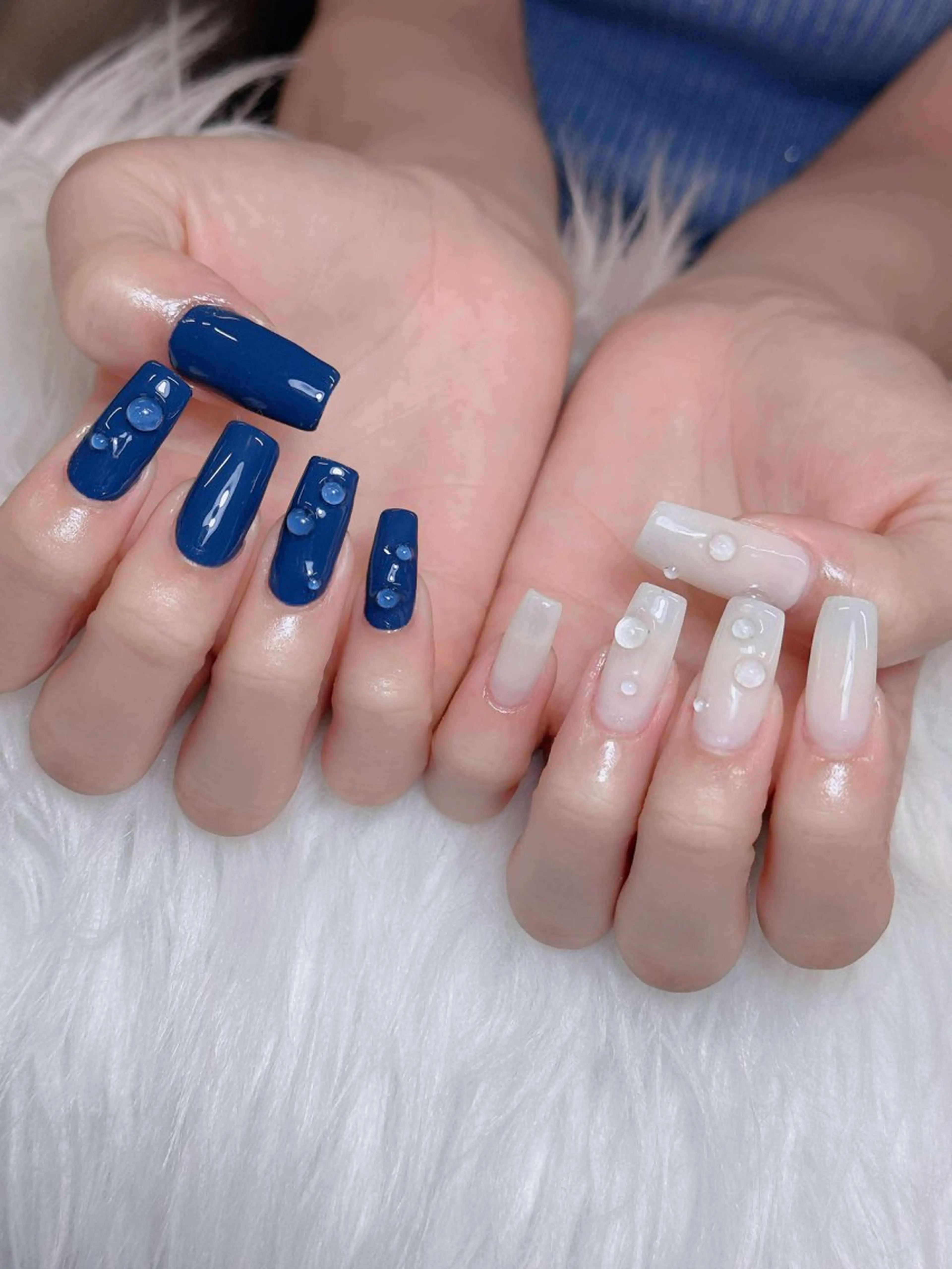 ネイル オーロラネイル チークネイル フットネイル フレンチネイル 韓国ネイル Lumi Nailのネイルデザイン