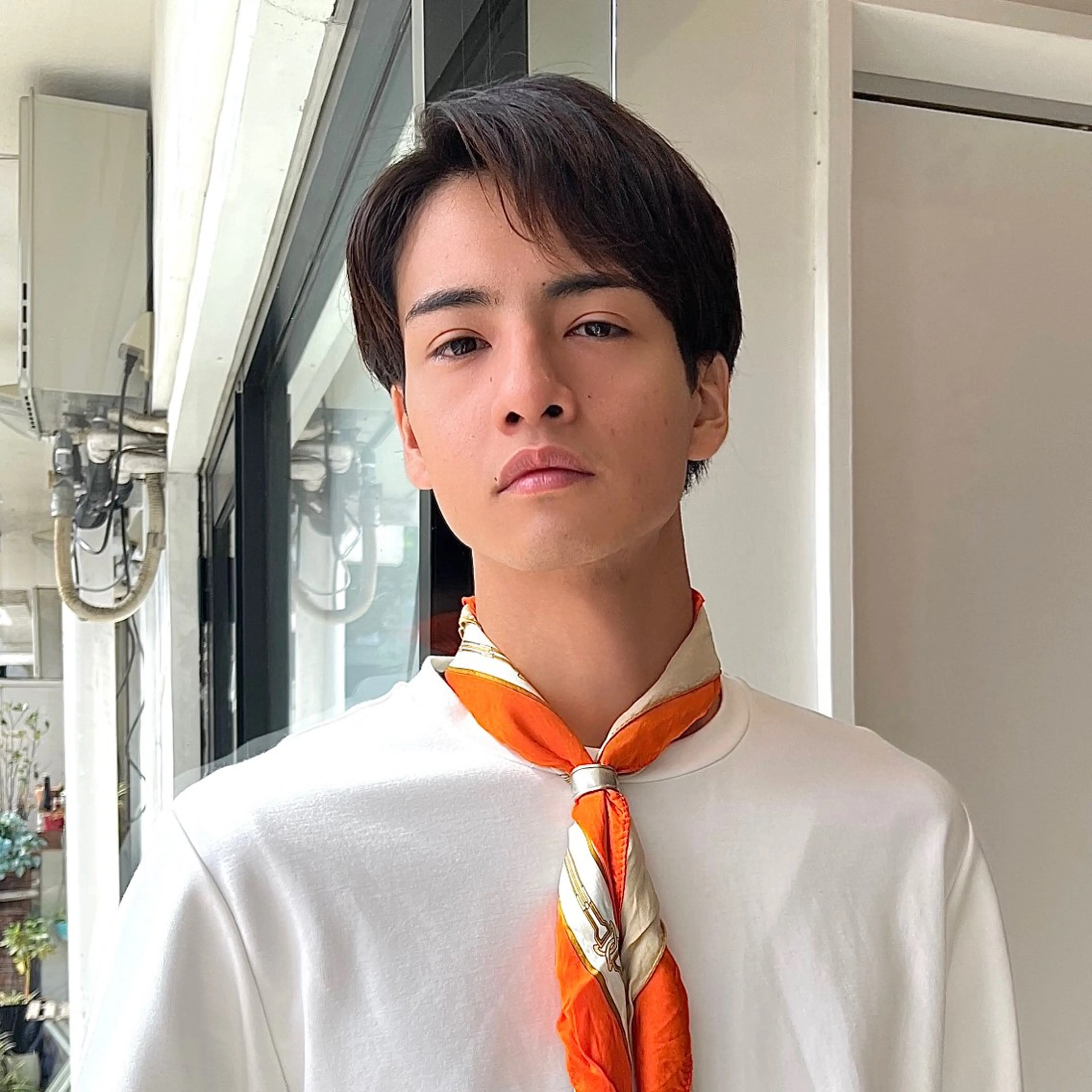 ショート メンズ アップバング ビジネス メンズ就活ヘア メンズショート ショートヘア GREENmiddle所属・【メンズ大歓迎】 代官山 大和仁菜のヘアスタイル