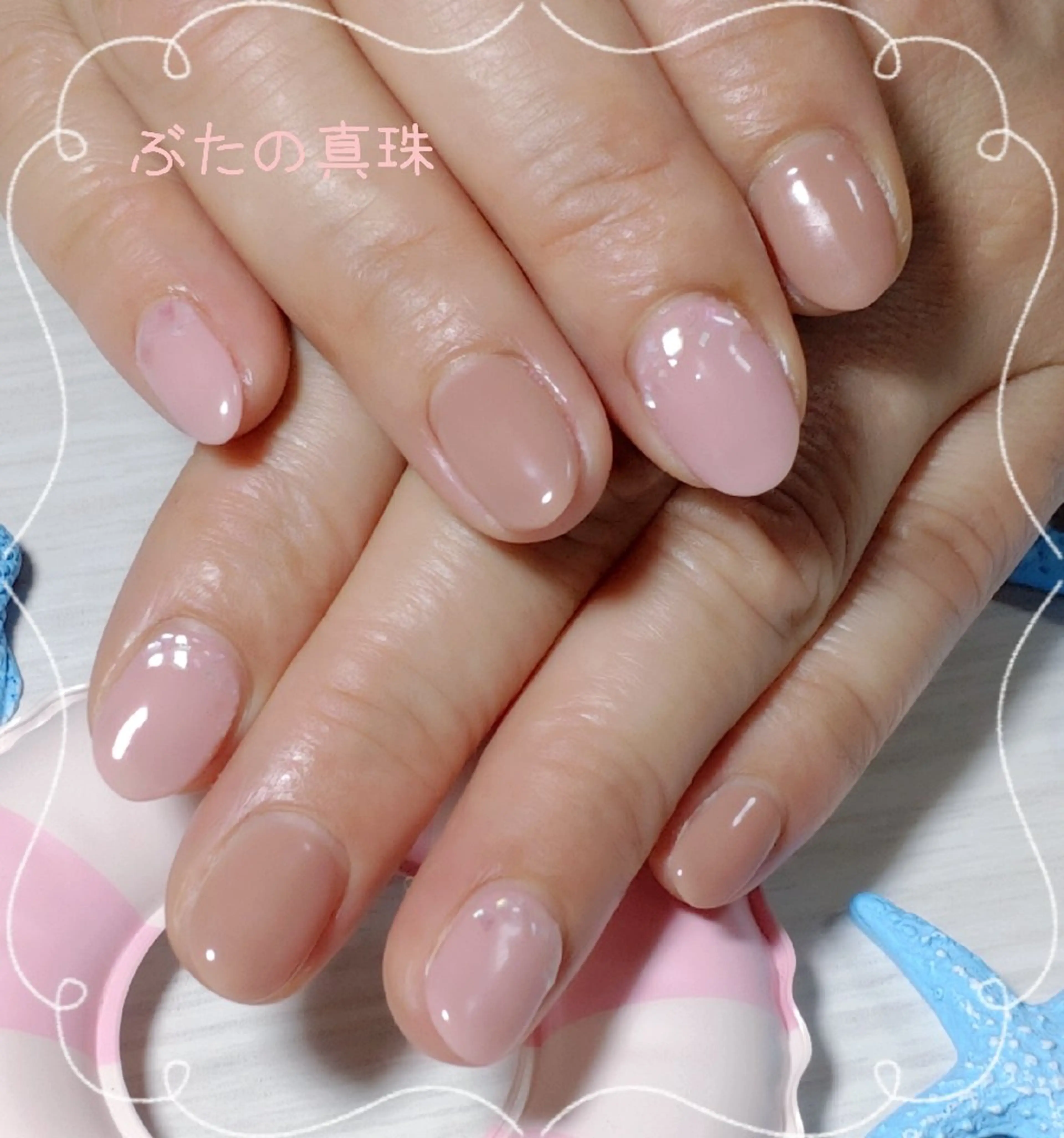 ネイル ピンク ハンドネイル 林 珠里のネイルデザイン