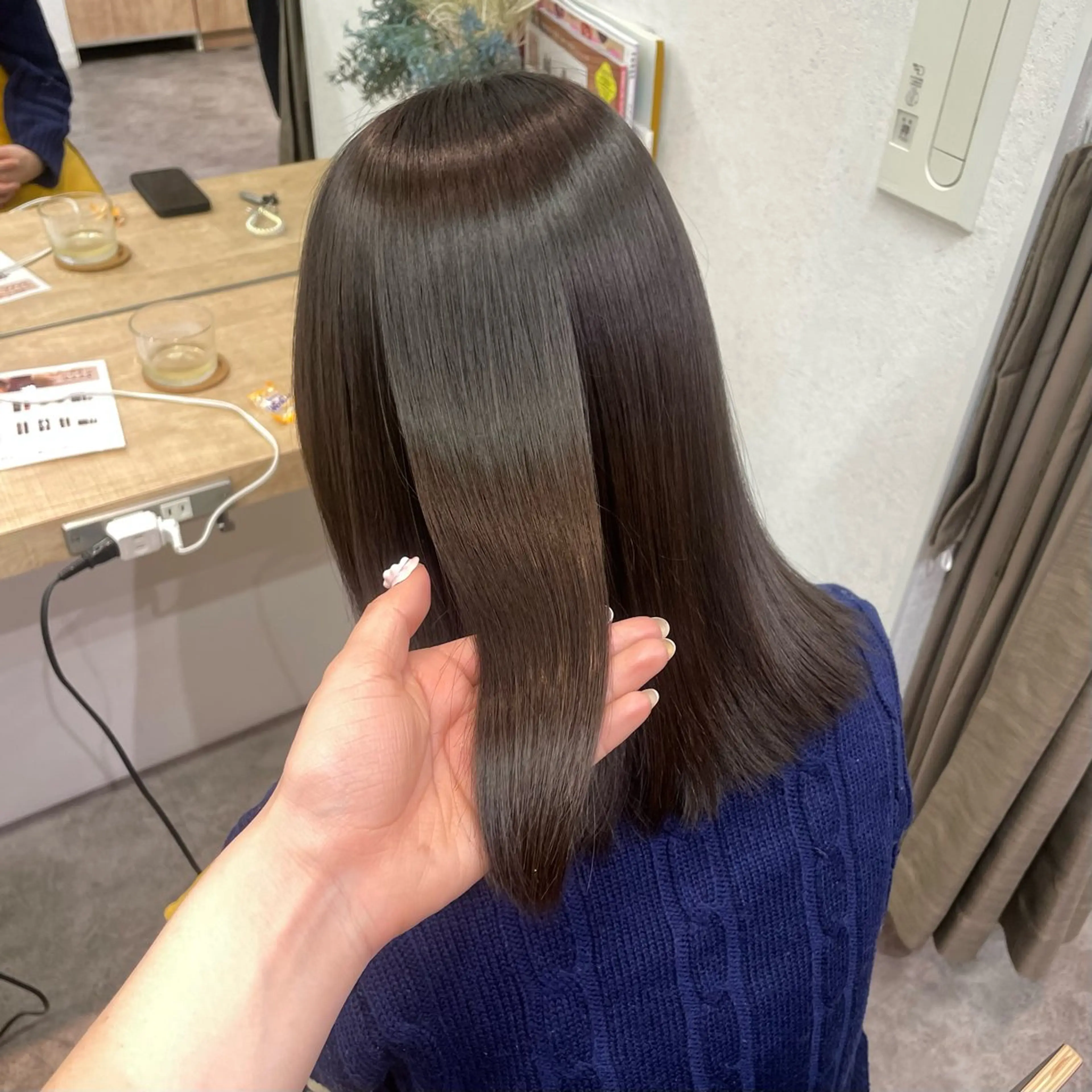 カラー ブラウンカラー オリーブブラウン ヘアカラー トリートメント 美髪カラー/髪質改善 /縮毛矯正/airiのヘアスタイル