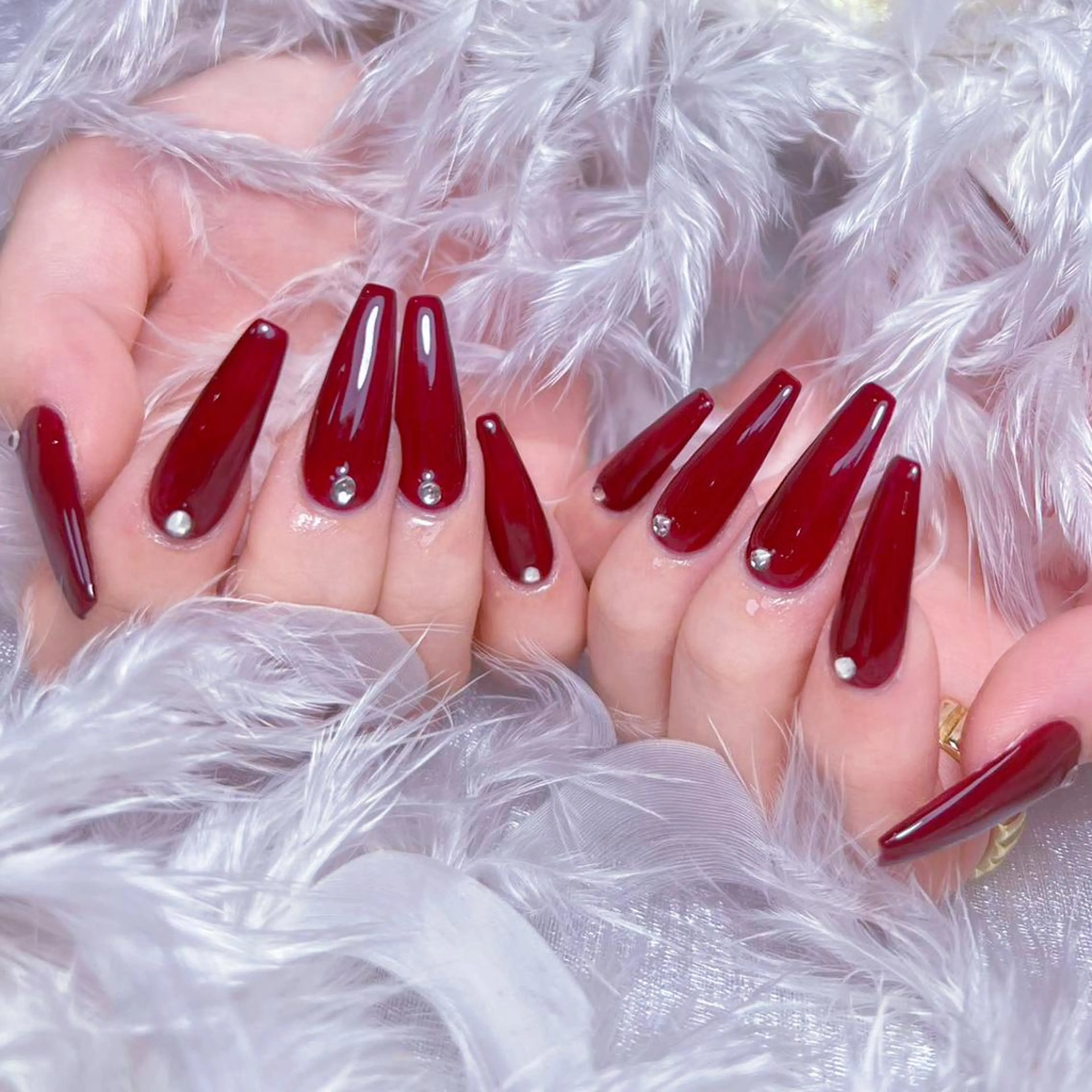 ネイル アートネイル オーロラネイル ガーリー キラキラネイル 韓国ネイル Nail Monsterのネイルデザイン