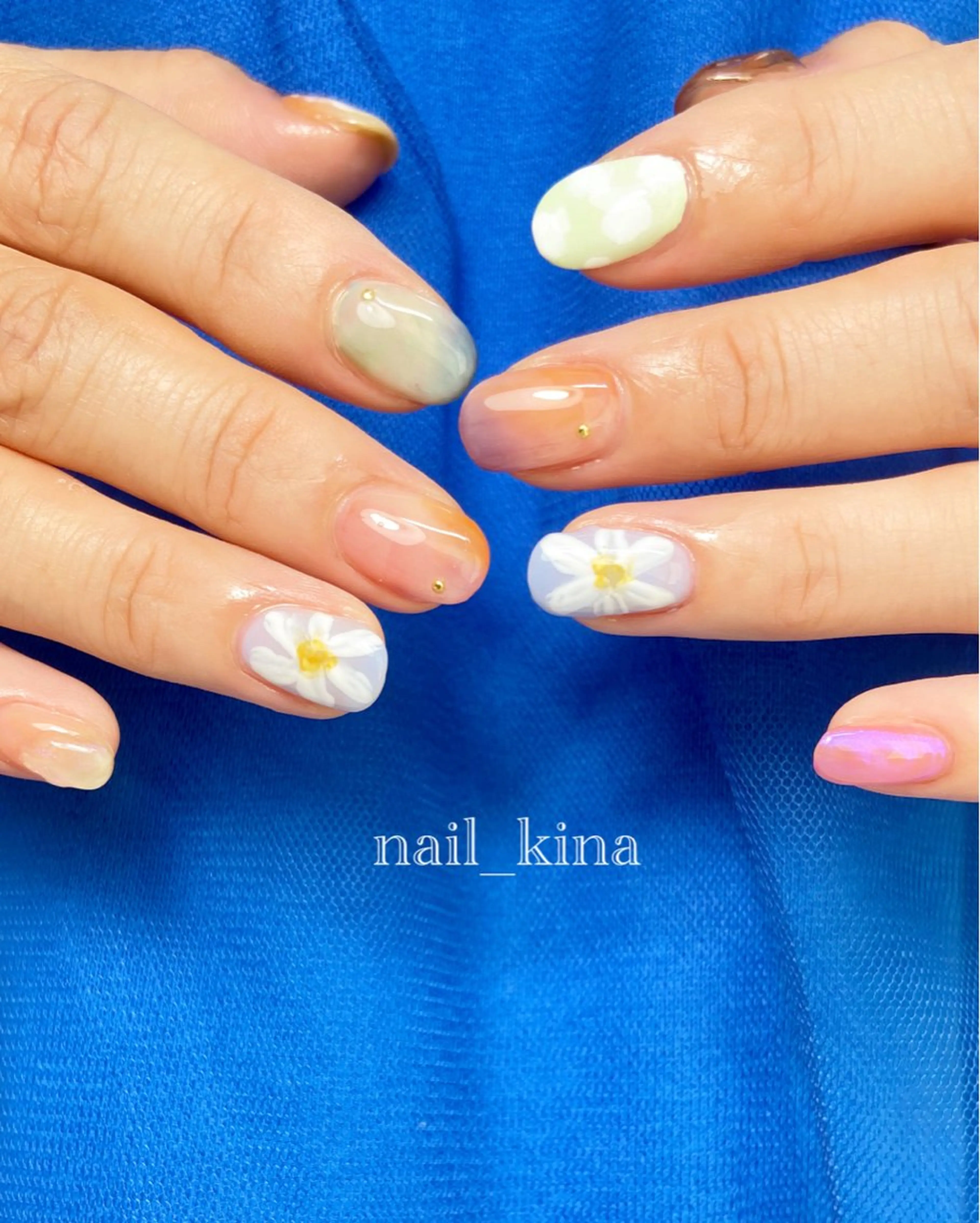 ネイル 春ネイル nail_ kinaのネイルデザイン