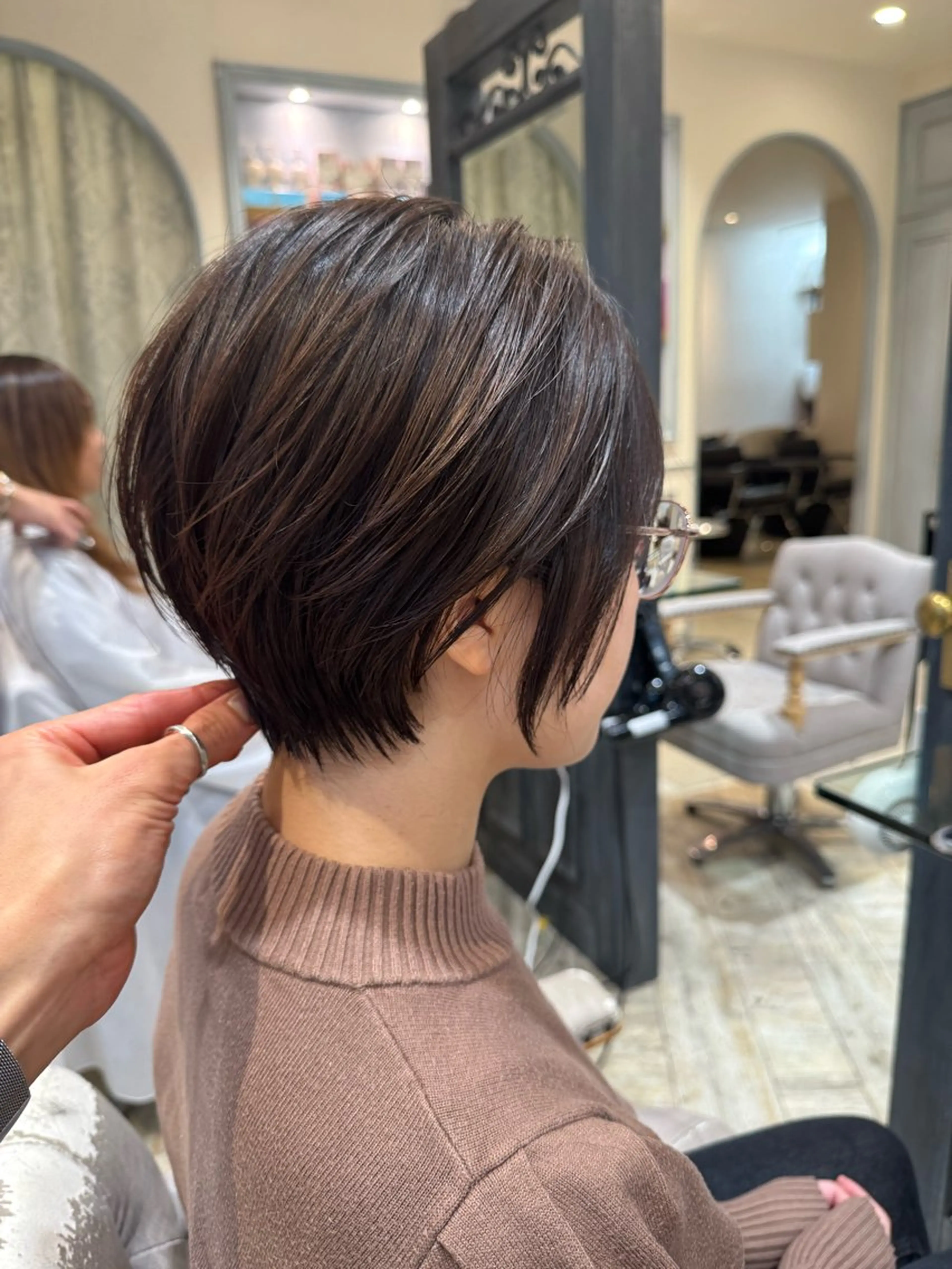 ショート カラー ショートヘア カット ヘアカラー トリートメント ショート/ボブ アンドウ☺︎のヘアスタイル