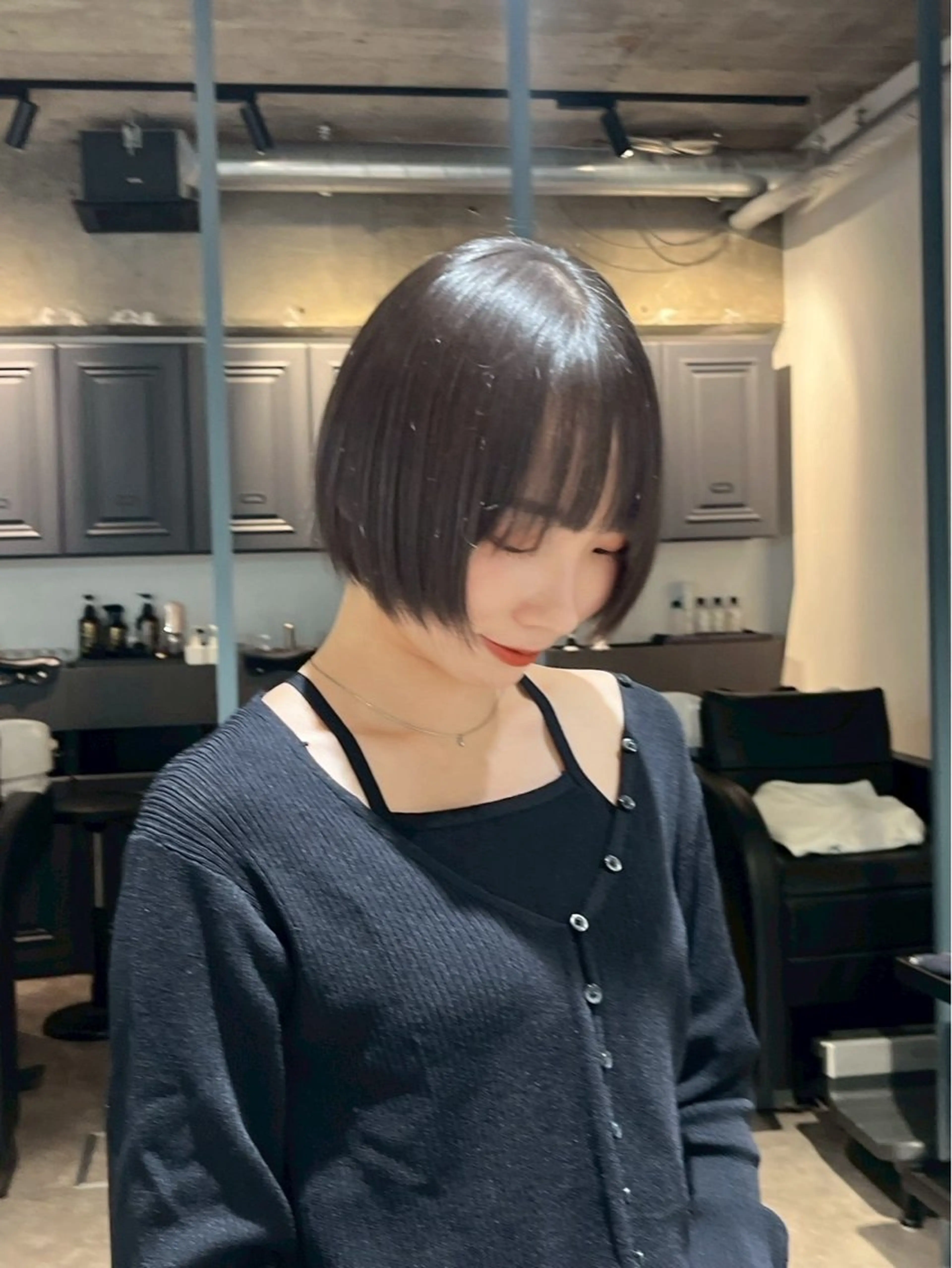 ミディアム カラー ヘアカラー 🎀咲月🎀レイヤー /暖色透明感カラーのヘアスタイル