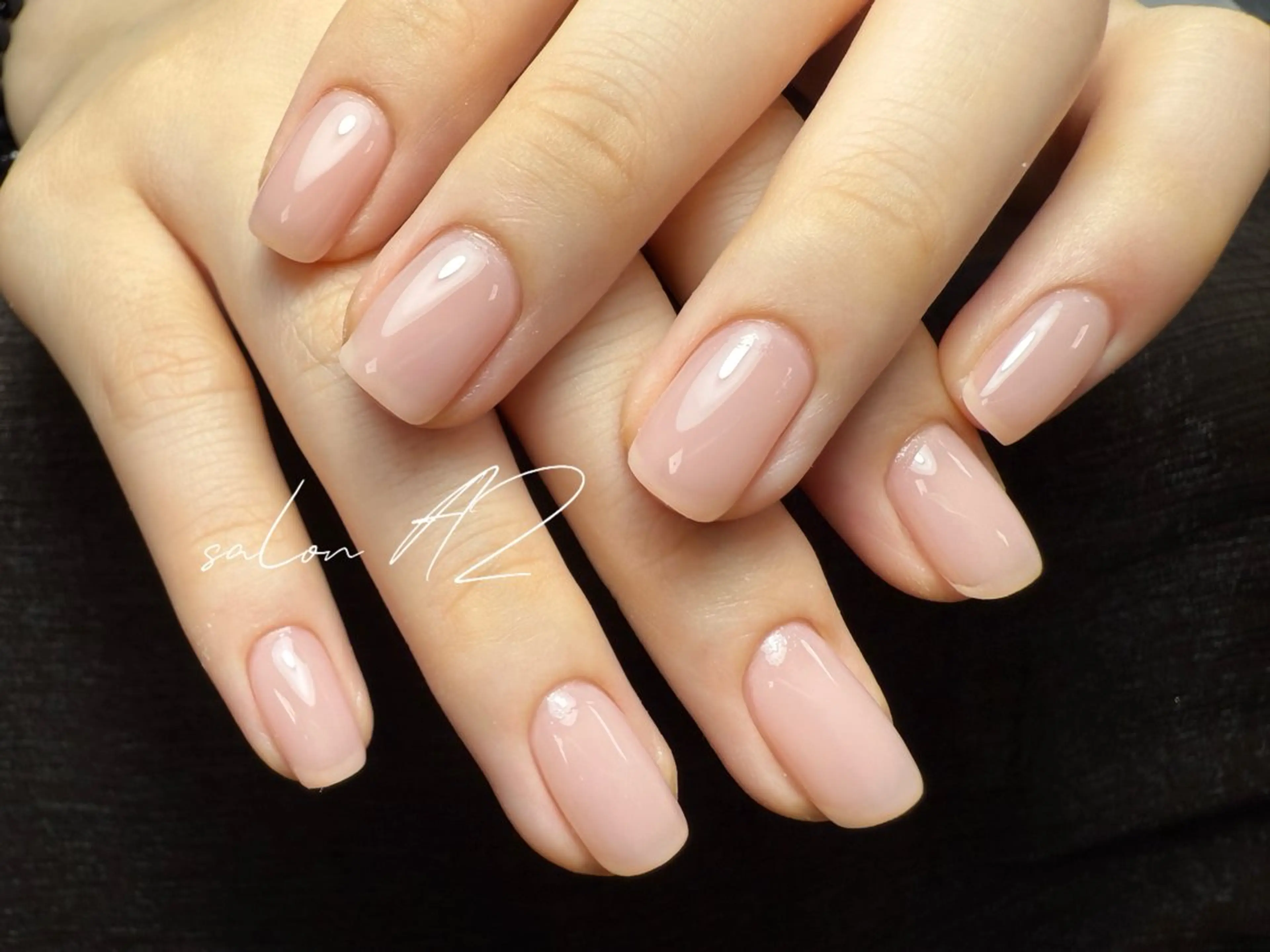 ネイル アートネイル 長さ出し フットネイル フレンチネイル ジェルネイル salonAZ トップネイリストのネイルデザイン