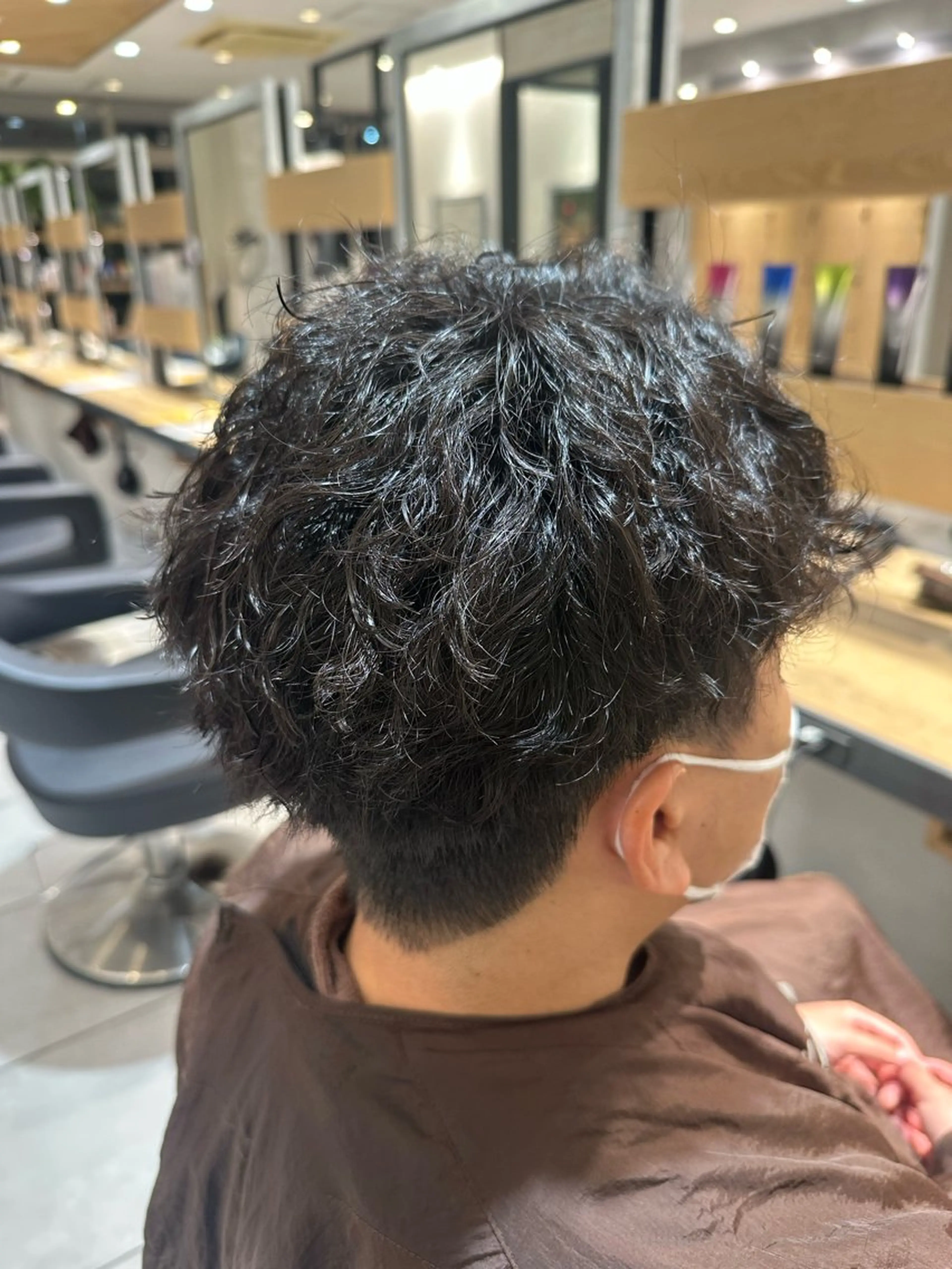 パーマ フクイ ミユのヘアスタイル