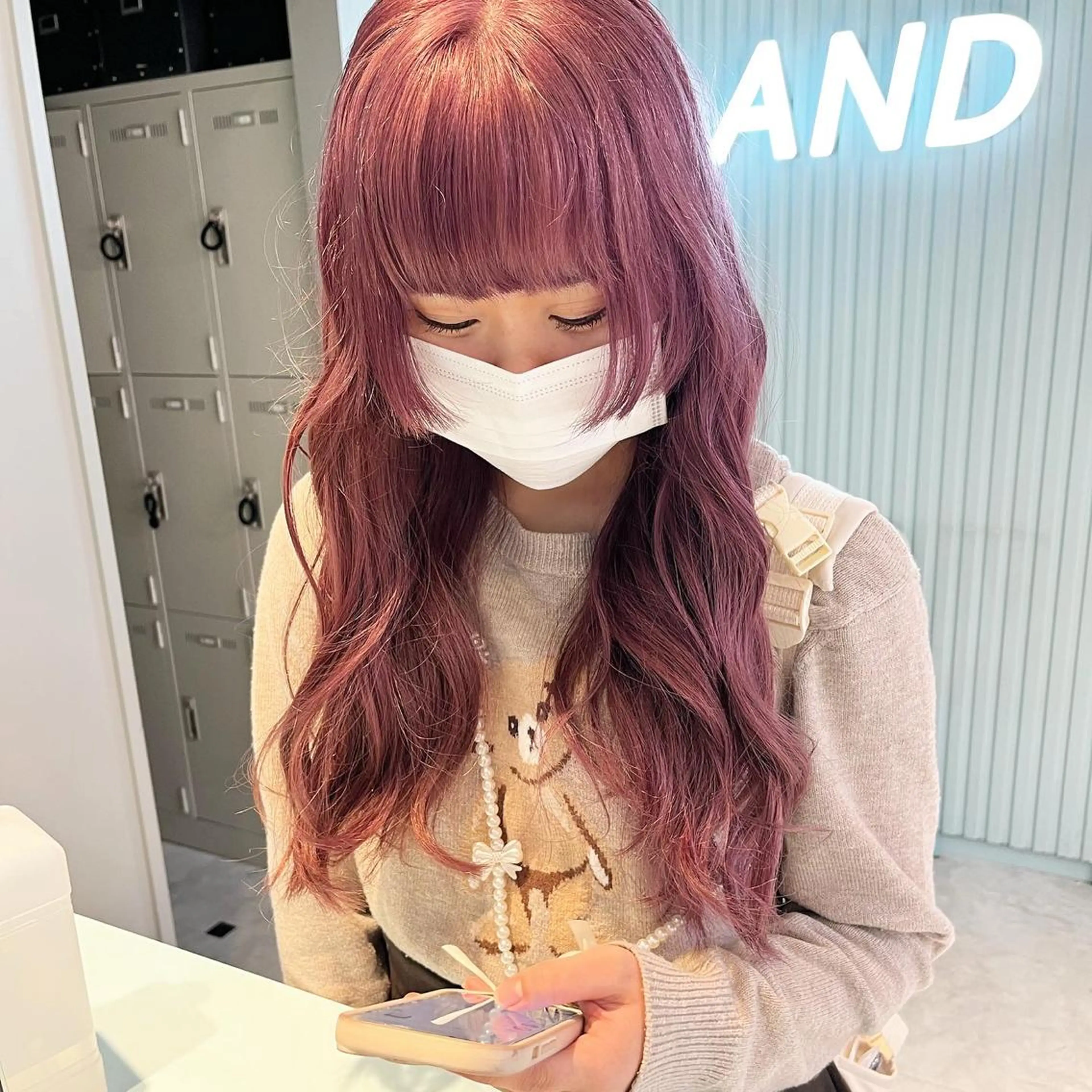 セミロング カラー ヘアアレンジ ヘアカラー トリートメント ヘアセット 愛されカラー🩷 はるなのヘアスタイル
