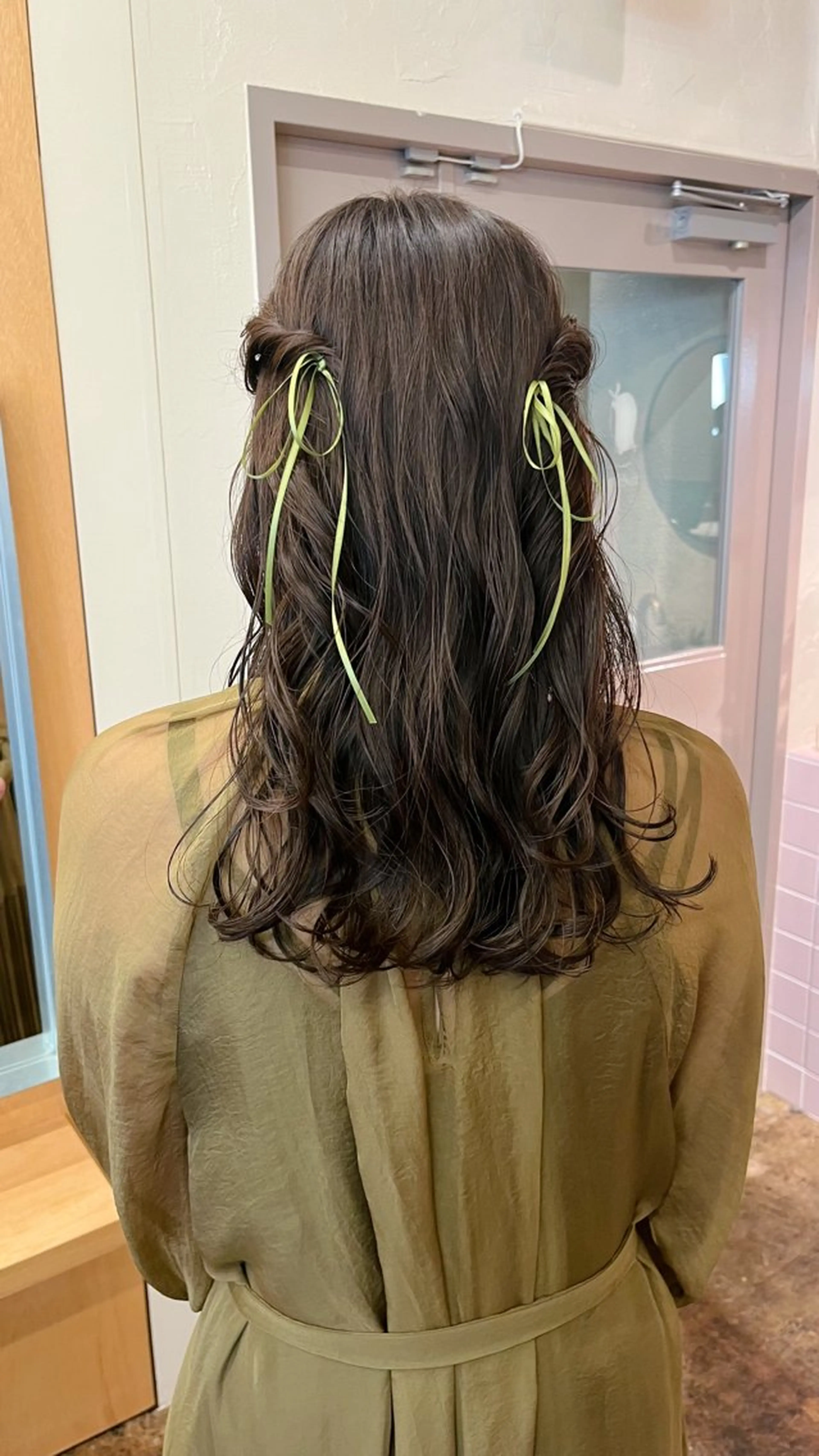 セミロング カラー ヘアアレンジ ツインテール ベージュカラー カット ヘアカラー 西山 紗耶香🪽 透明感カラー/ボブのヘアスタイル