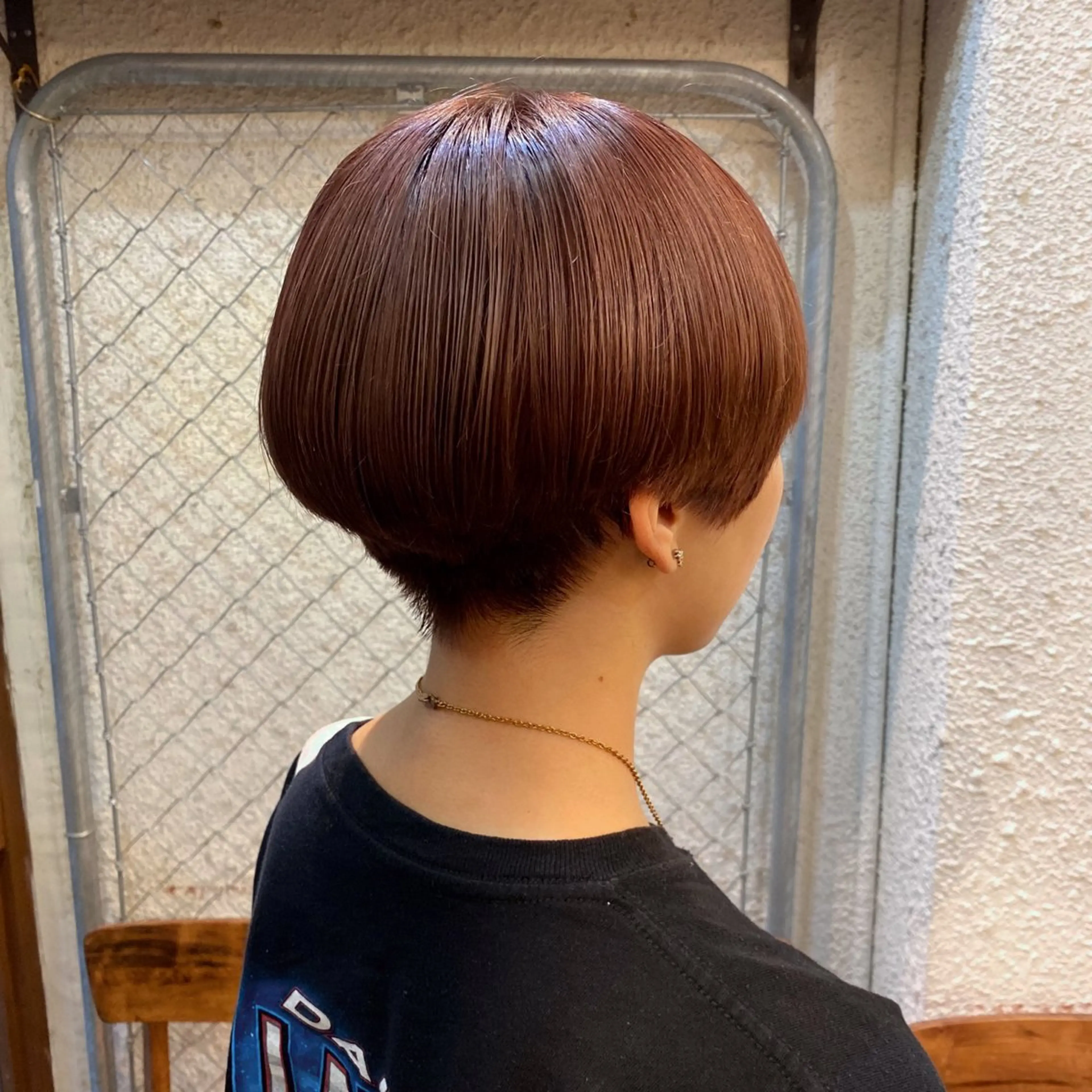 ショート カラー ベージュカラー ブリーチ ブリーチなしカラー ピンクカラー ピンクベージュ 暖色艶color / ボブ🦩Rioのヘアスタイル