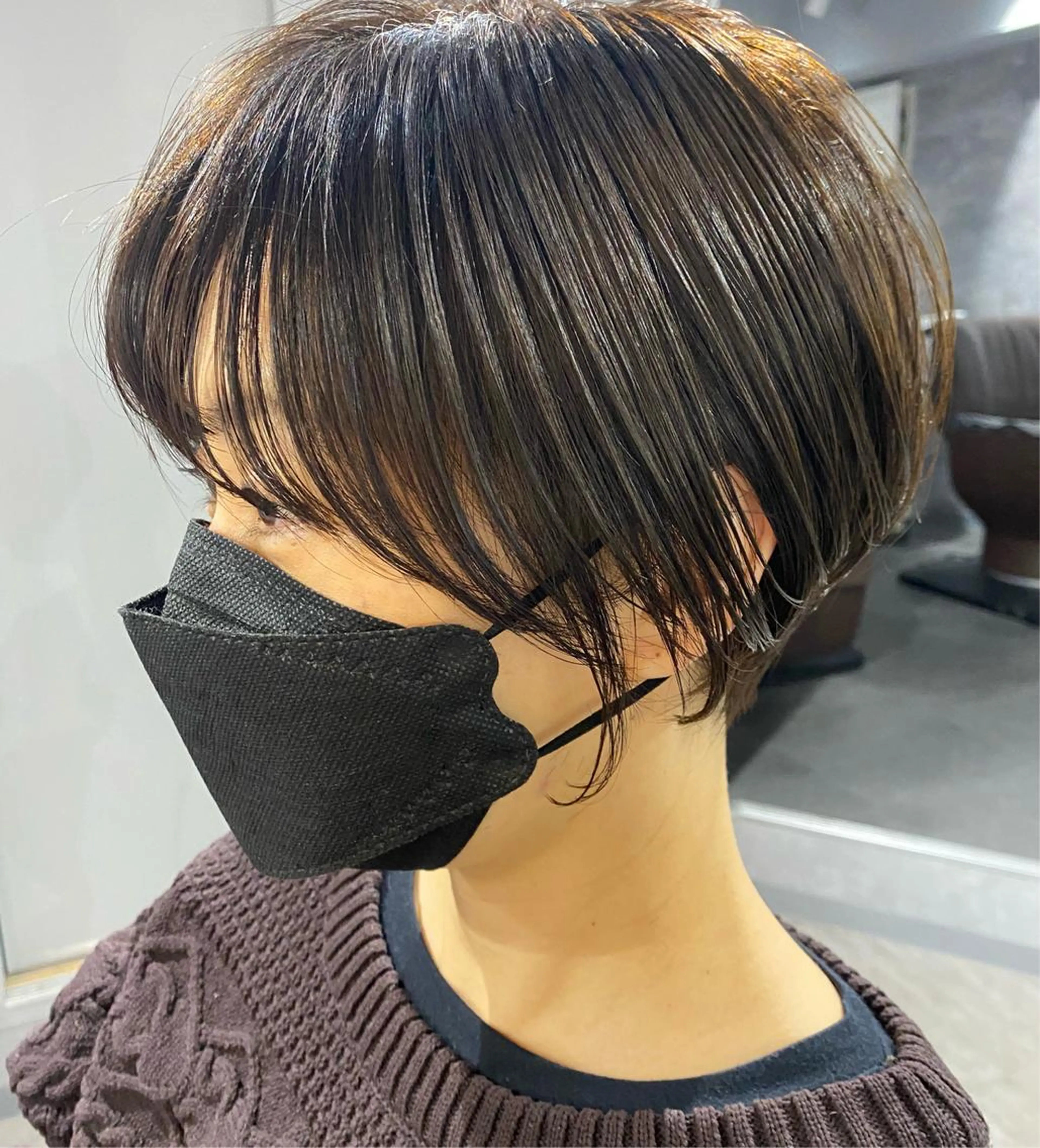 ショート カラー カット ヘアカラー トリートメント lmu by if所属・久保 亮太のヘアスタイル