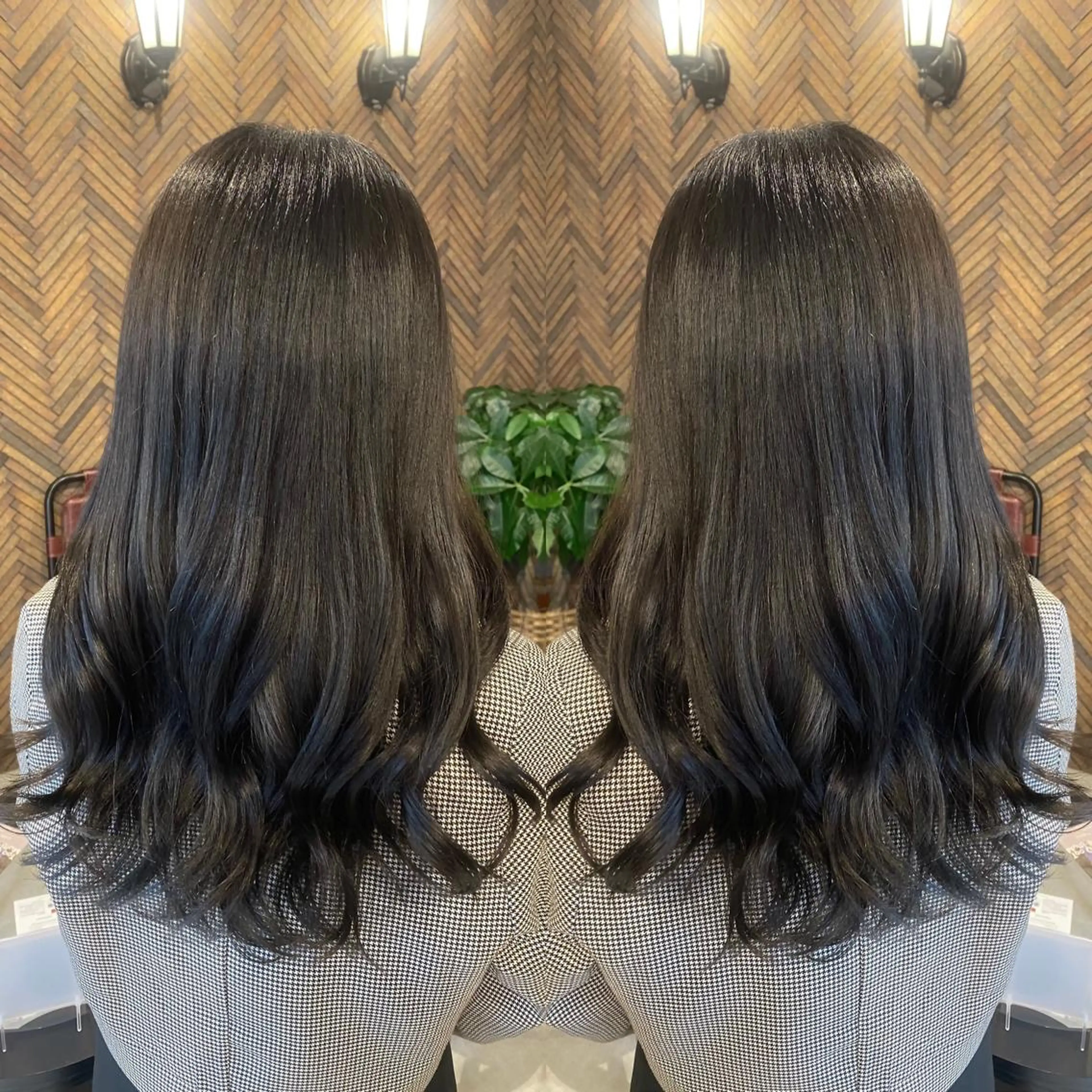 ロング カラー カット トリートメント tocca 💜石田愛結💜のヘアスタイル