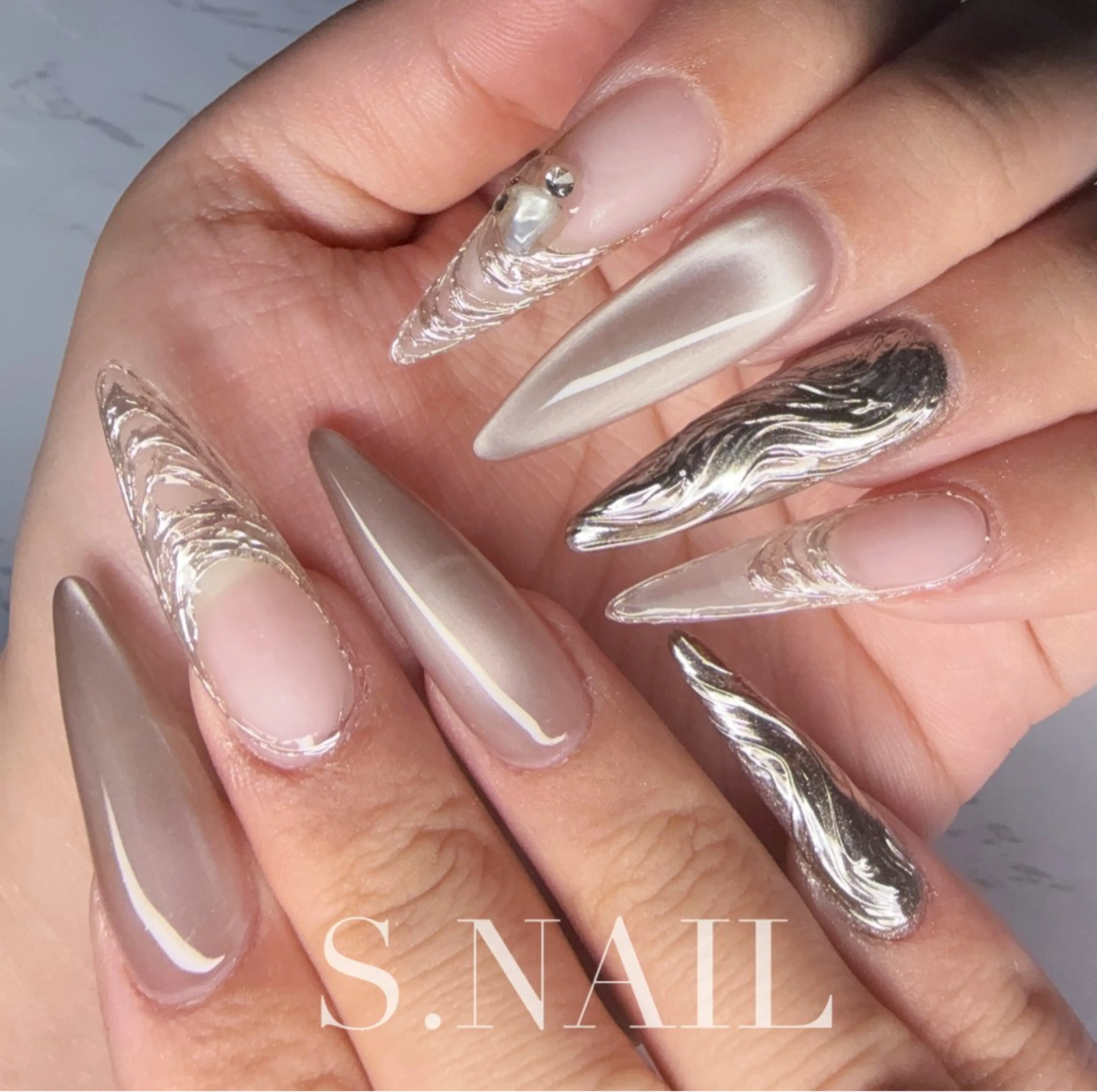 ネイル ハンドネイル S♡NAIL所属・S.NAIL Suuのネイルデザイン