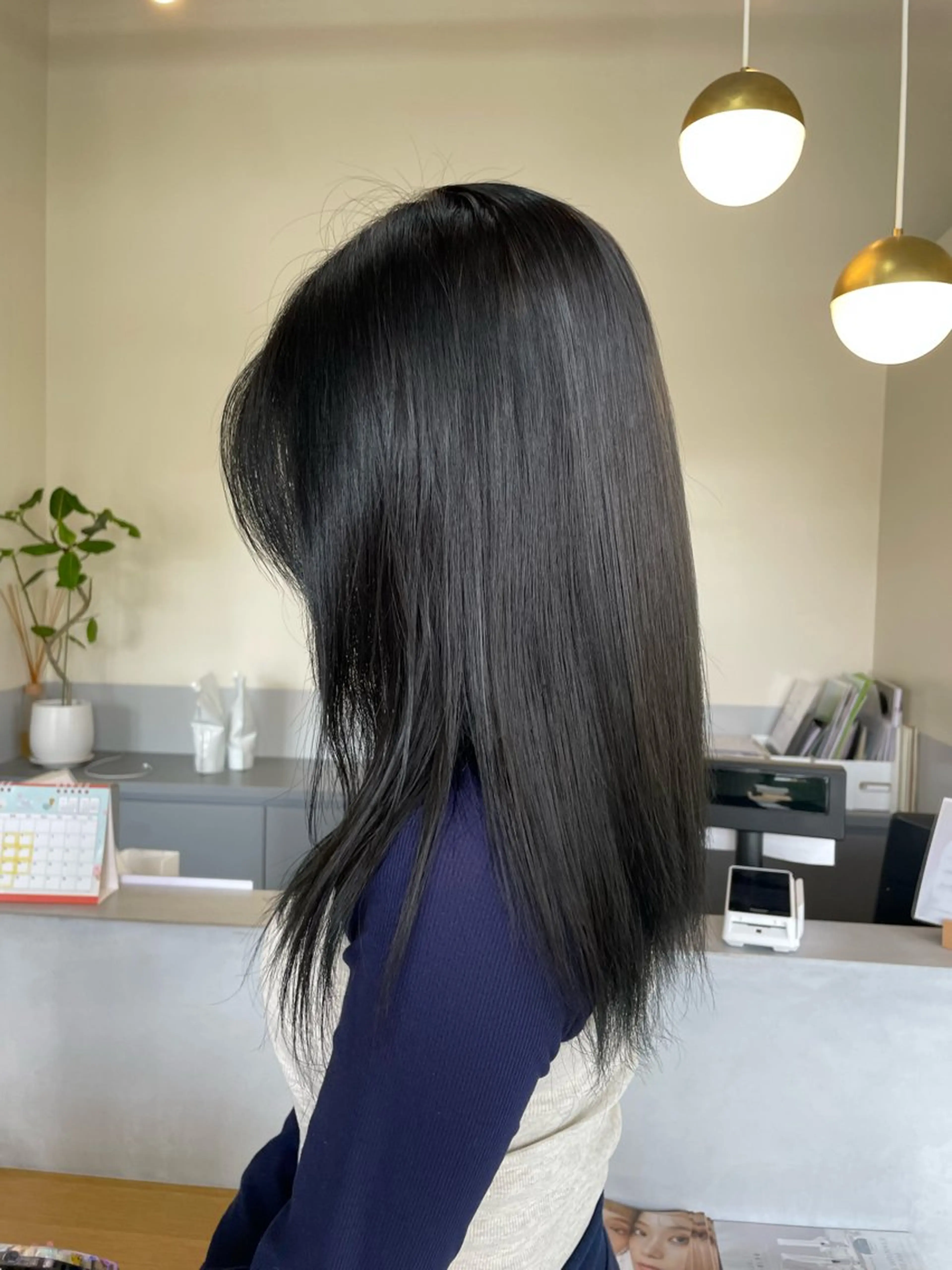 ミディアム basho ノエ.／カットモデルのヘアスタイル