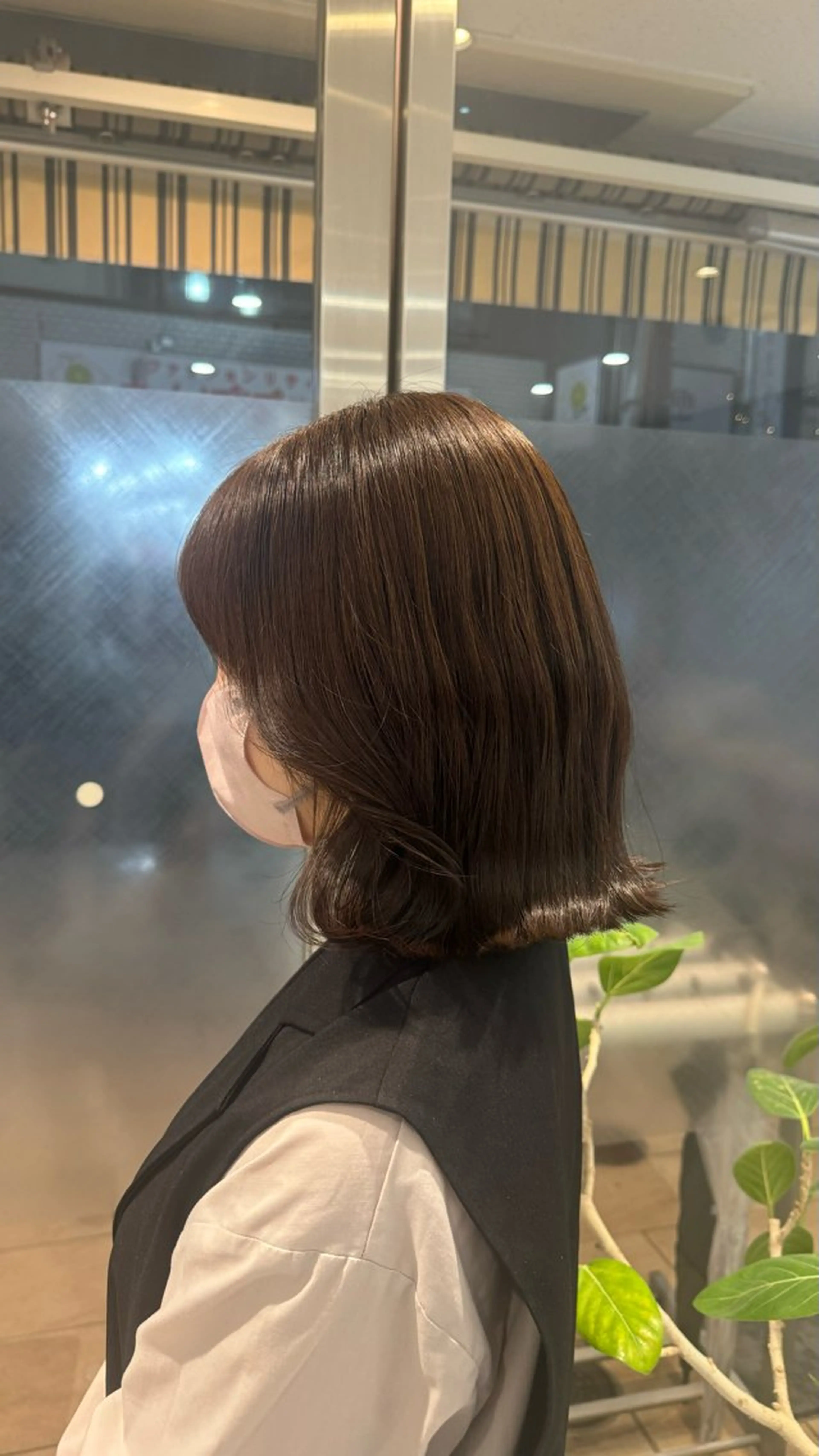 ミディアム カラー ヘアカラー 高円寺/艶カラー/ レイヤーカットのヘアスタイル