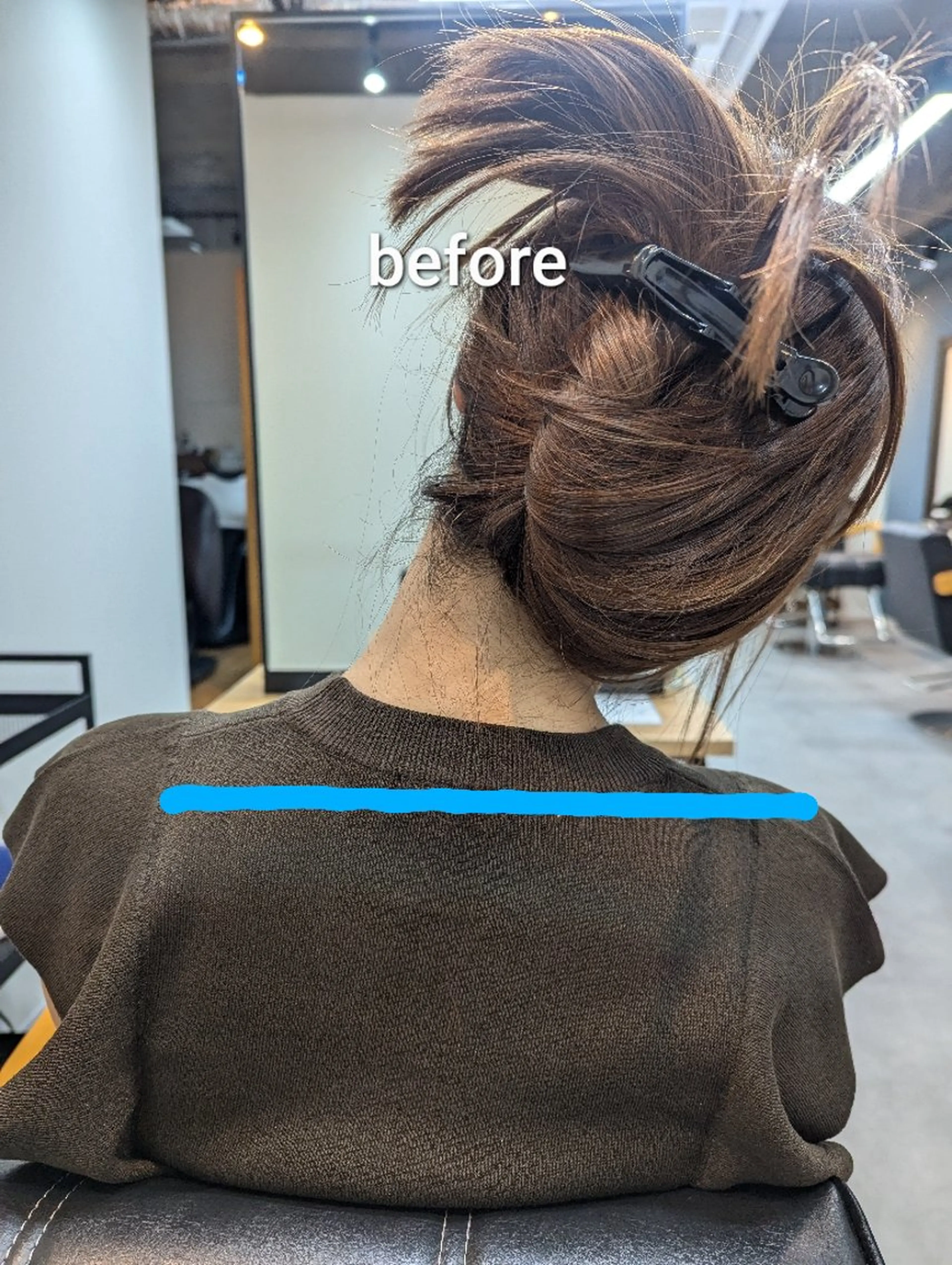 スパニスト 中川のヘアスタイル