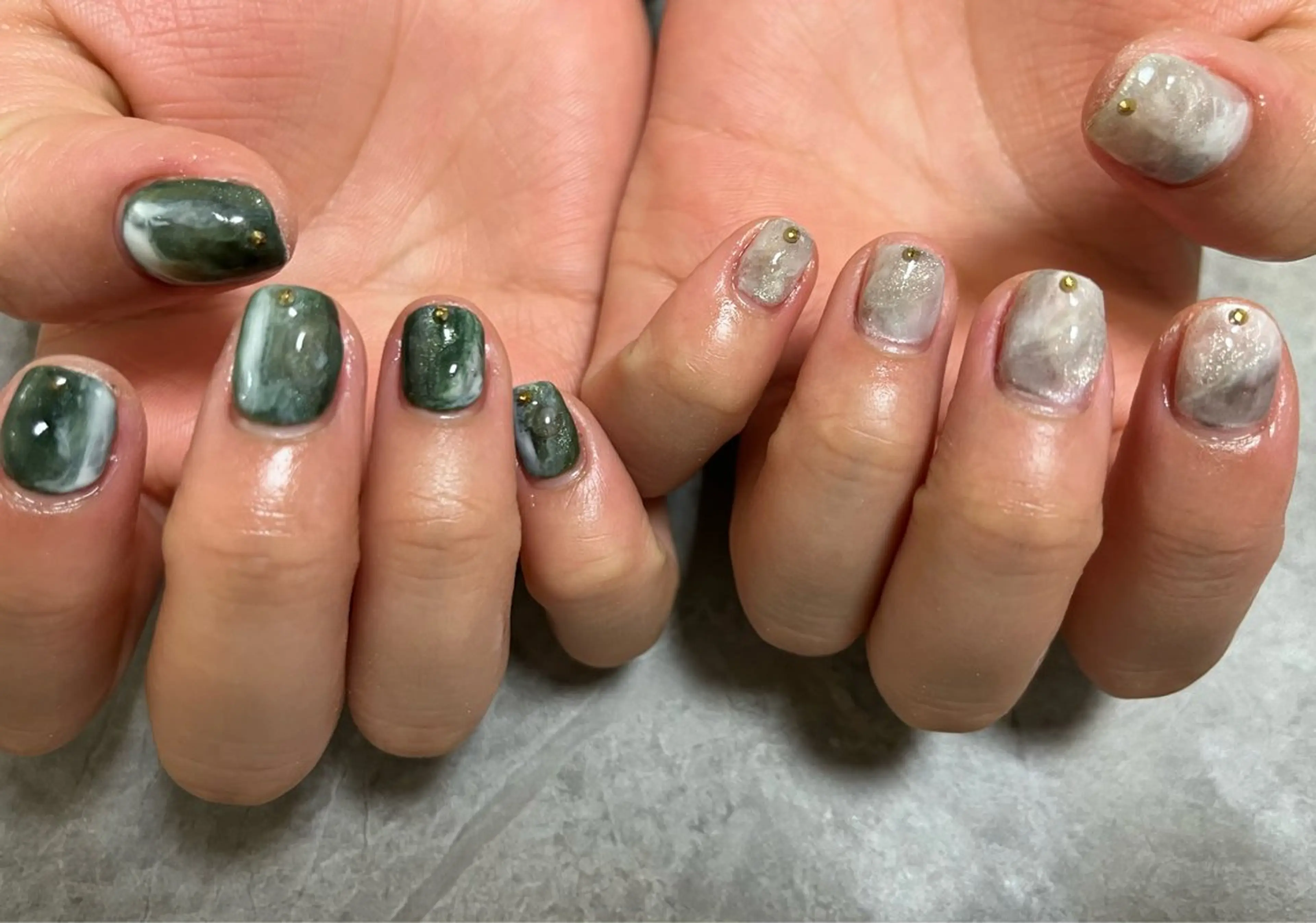 ネイル アートネイル ジェルネイル 持ち込み ニュアンスネイル ショートネイル ハンドネイル ハンドケア Felice所属・ベテランネイル cnc  nailのネイルデザイン