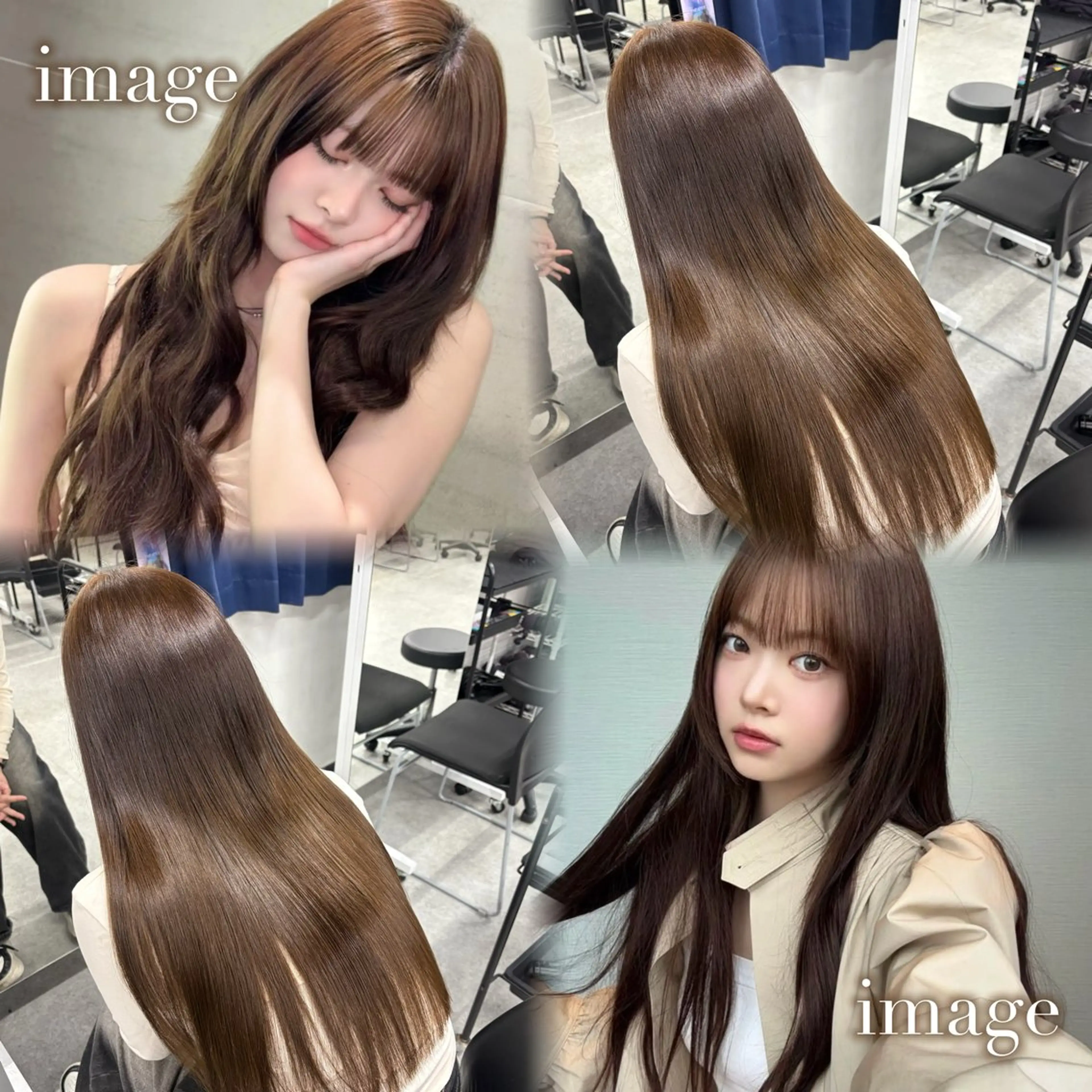 ロング カラー ヘアカラー トリートメント 💍透明感スタイル 横浜💍MIU💍のヘアスタイル