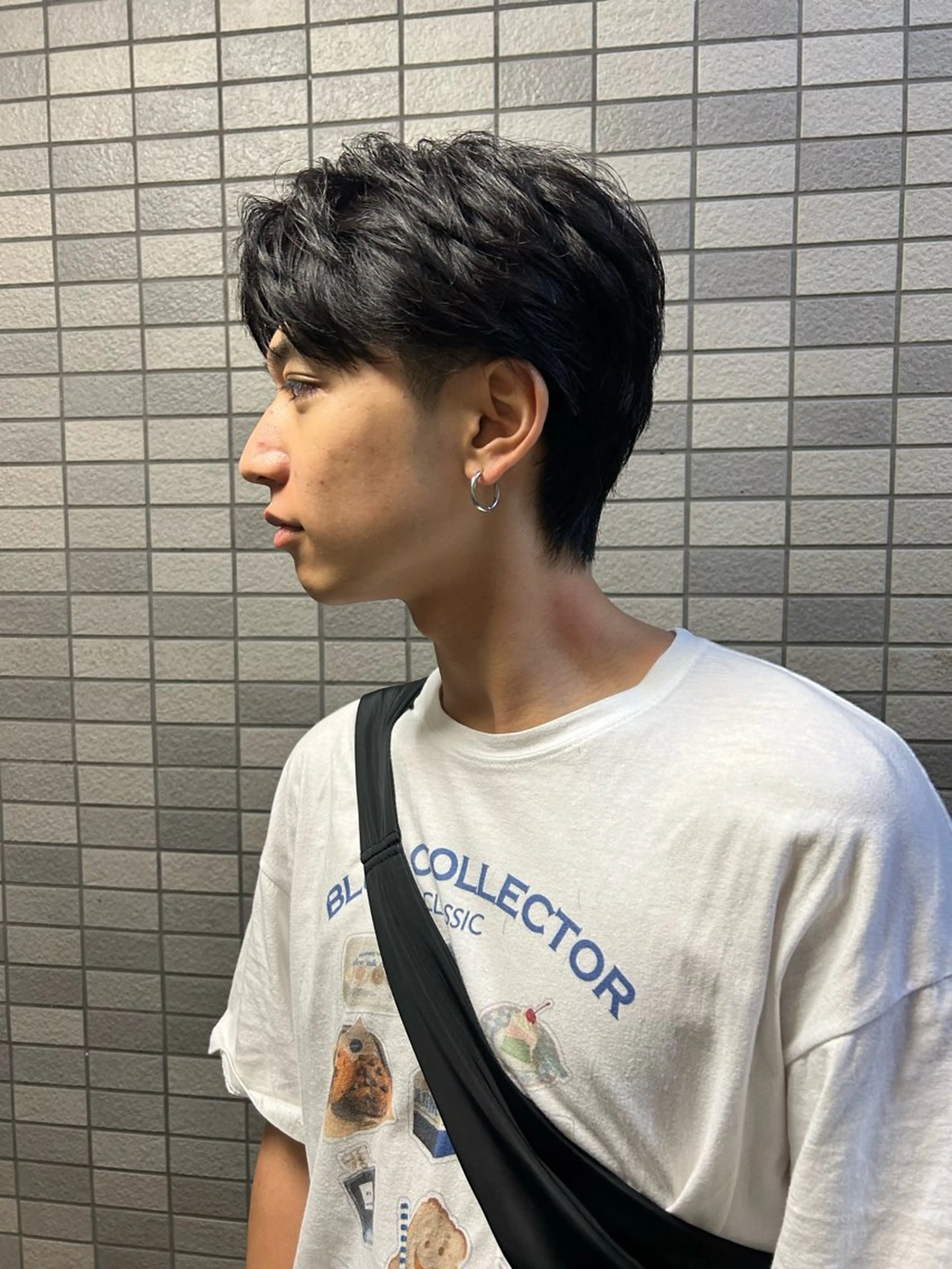 ショート メンズ メンズブリーチ メンズハイライト メンズインナーカラー メンズパーマ プードルパーマ charme所属・💈メンズ特化 /伊藤大輝💈のヘアスタイル