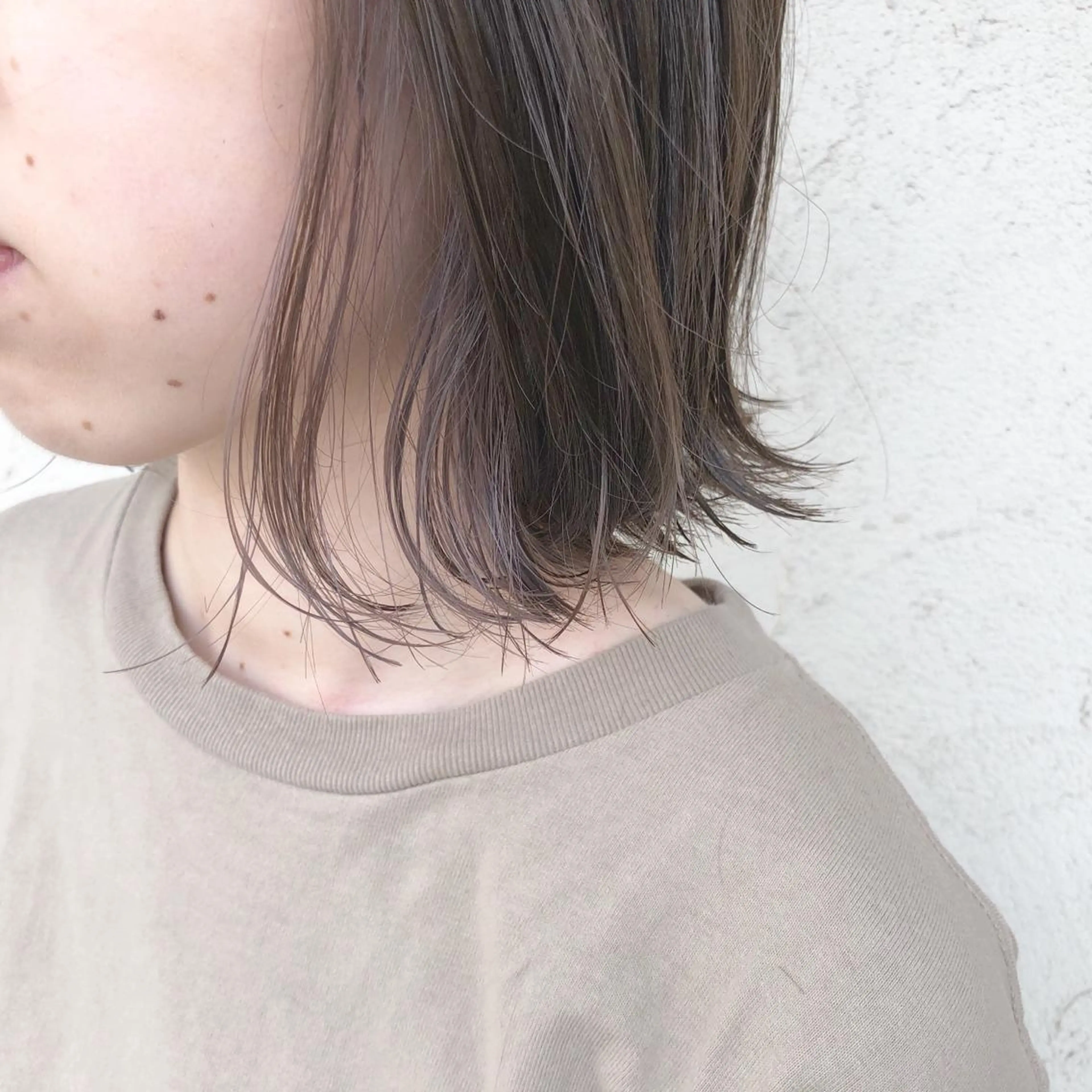 ミディアム カラー ボブ 艶髪育成サロン 京橋　shinのヘアスタイル