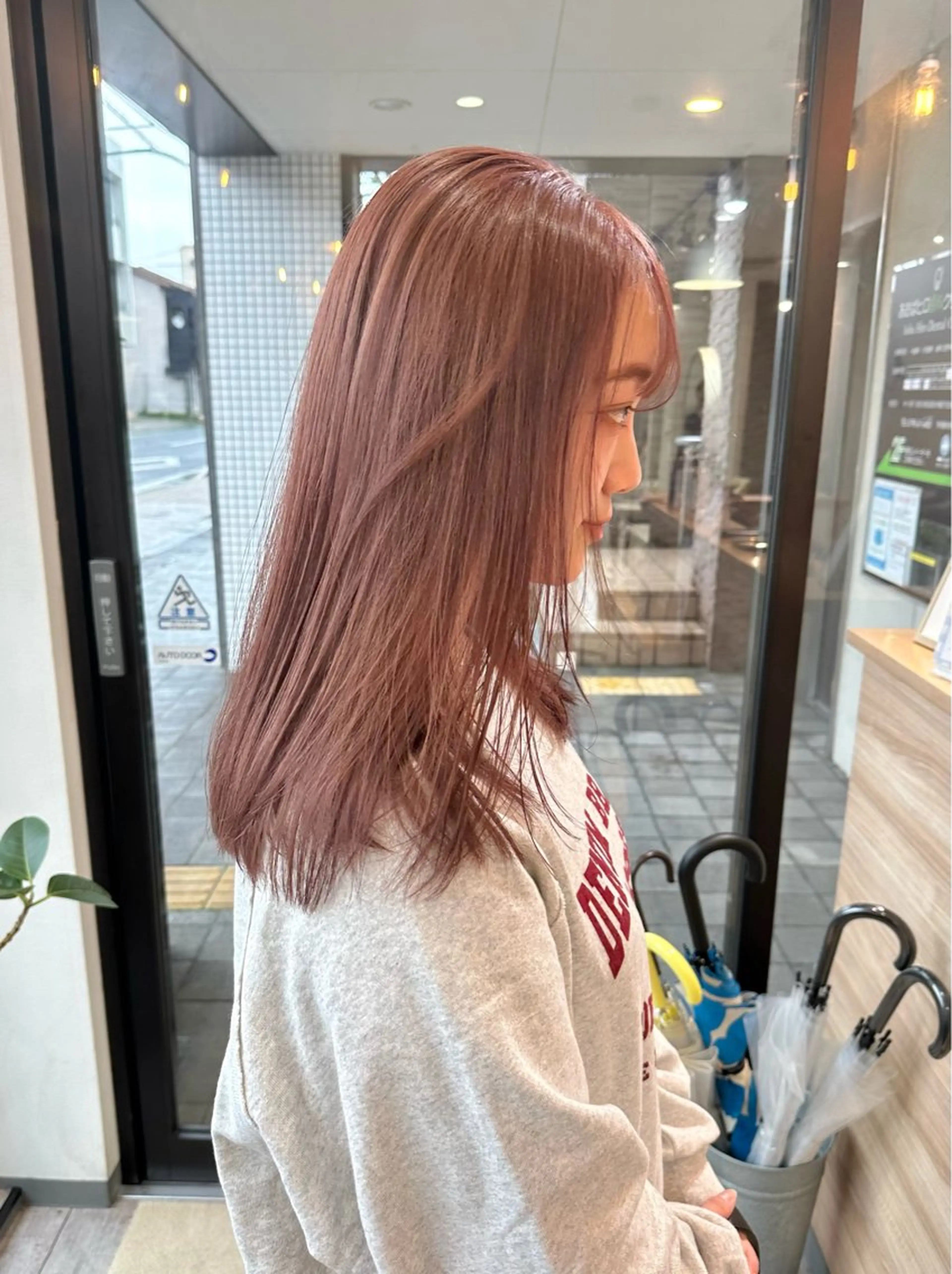 セミロング トリートメント ヘアカラー 橋本叶夢/ ショートヘア/パーマのヘアスタイル