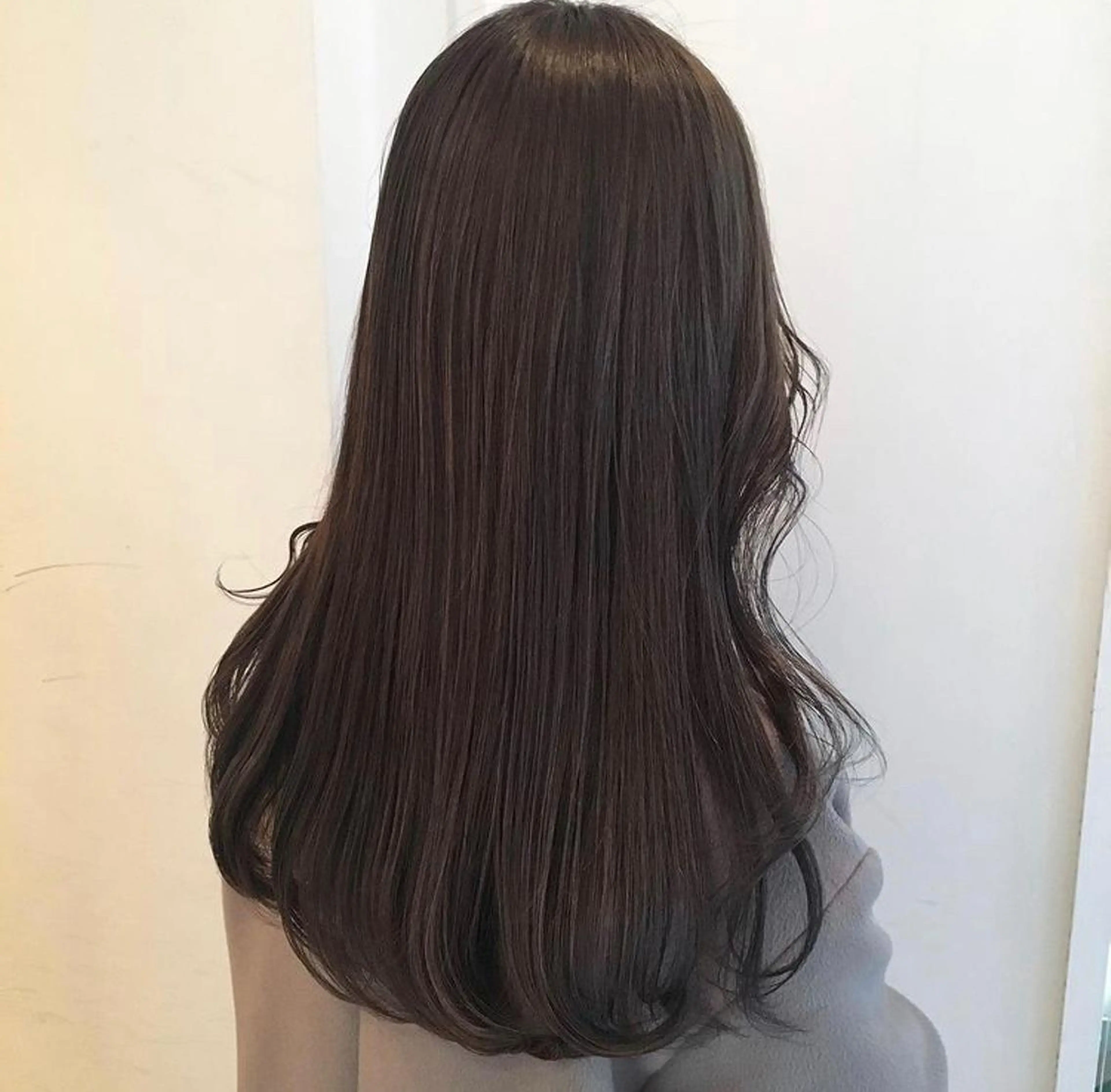 ロング カラー パーマ ベージュカラー mizu kiのヘアスタイル