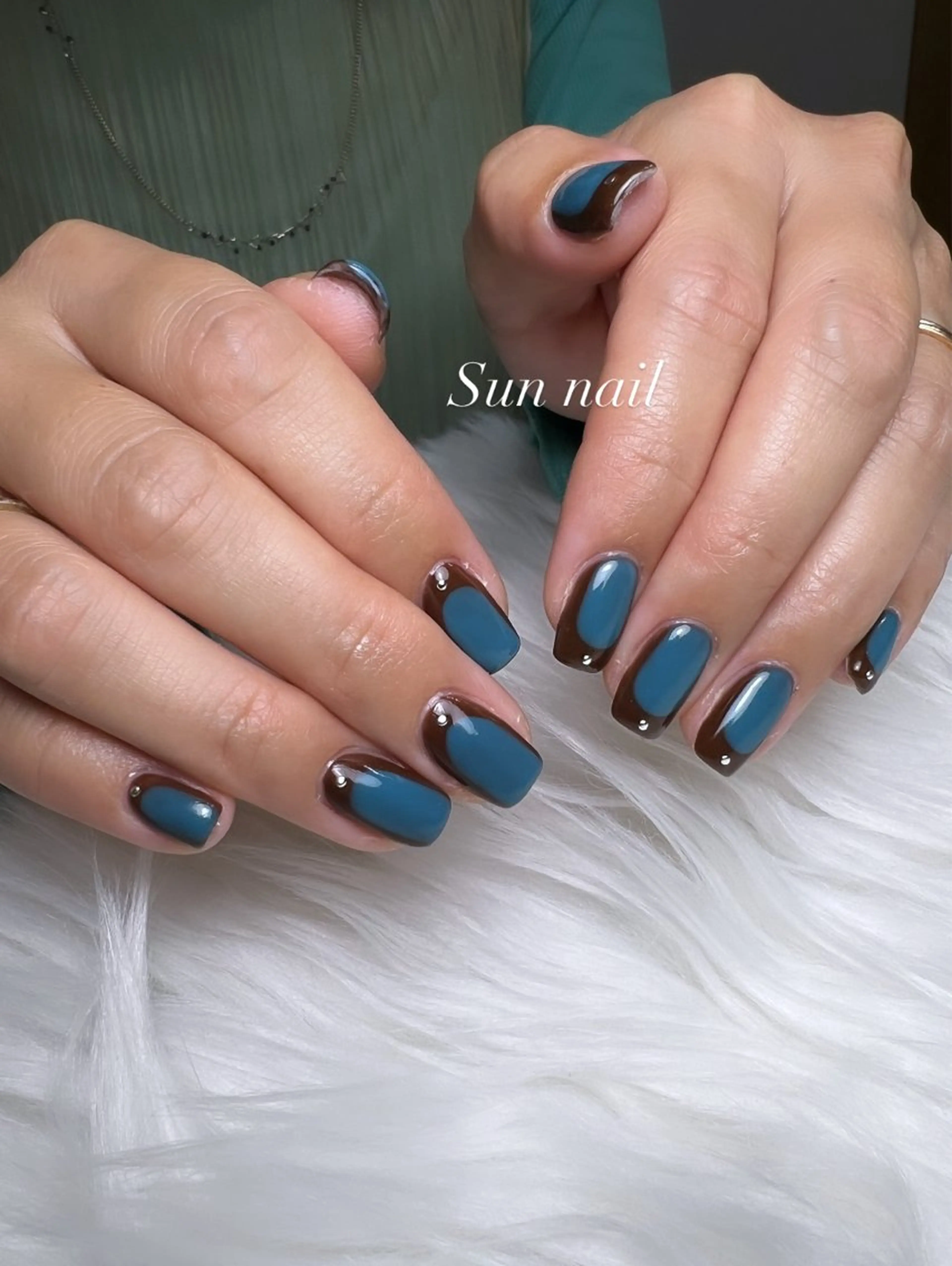 ネイル ブラウン ハンドネイル フットネイル Sun nail ...ayaのネイルデザイン