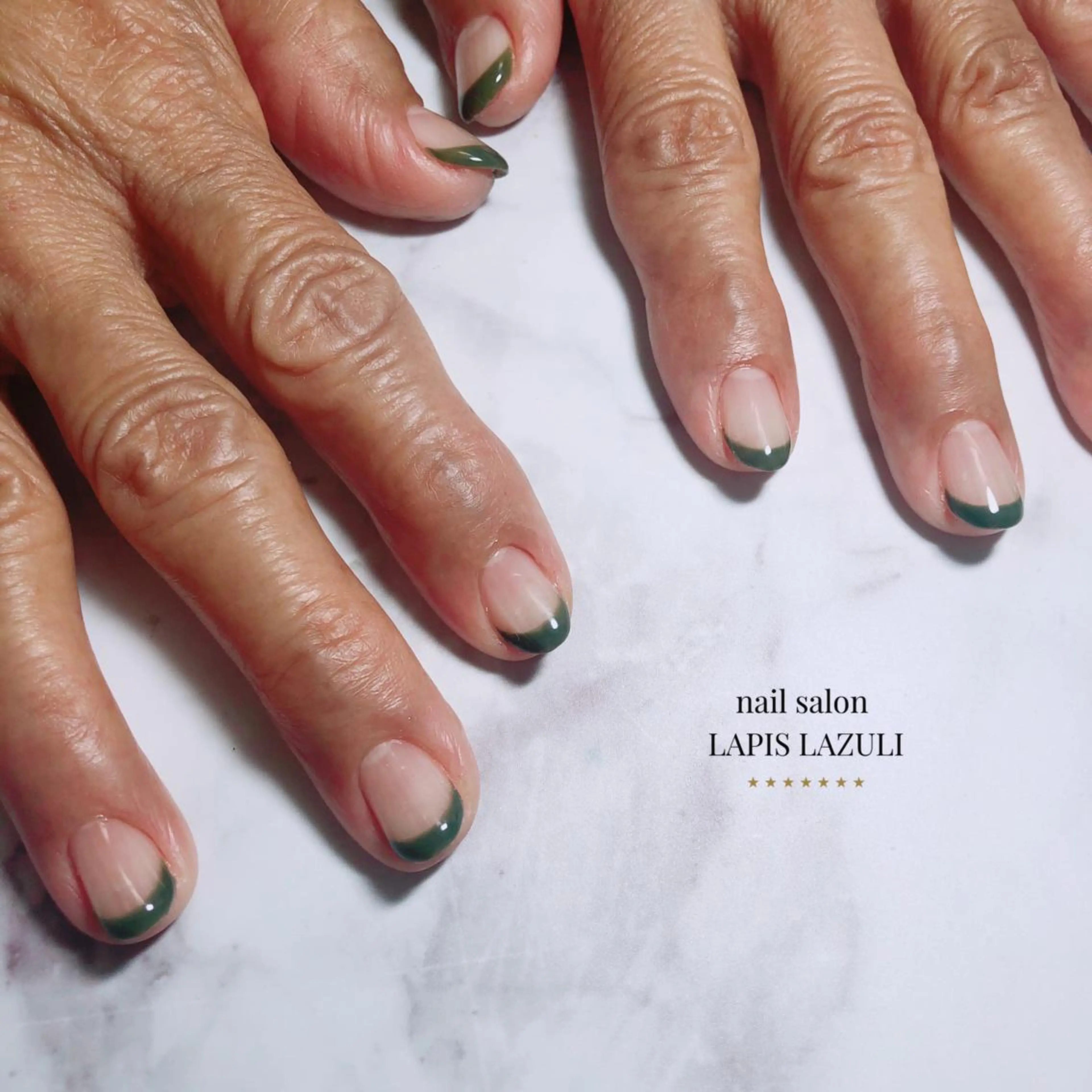 ネイル ハンドネイル nail salon ラピスラズリのネイルデザイン