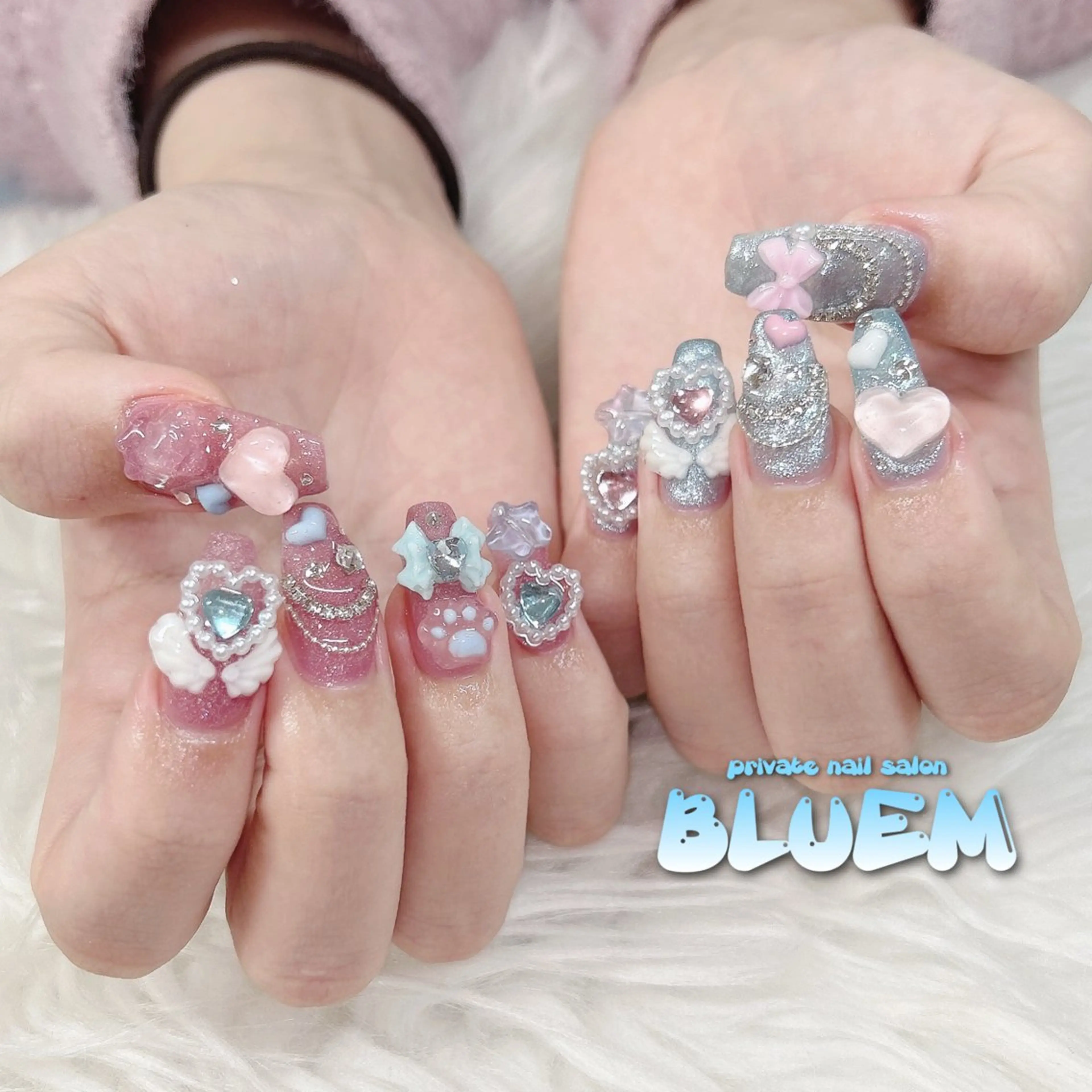 ネイル ハンドネイル BLUEM なな🐶のネイルデザイン