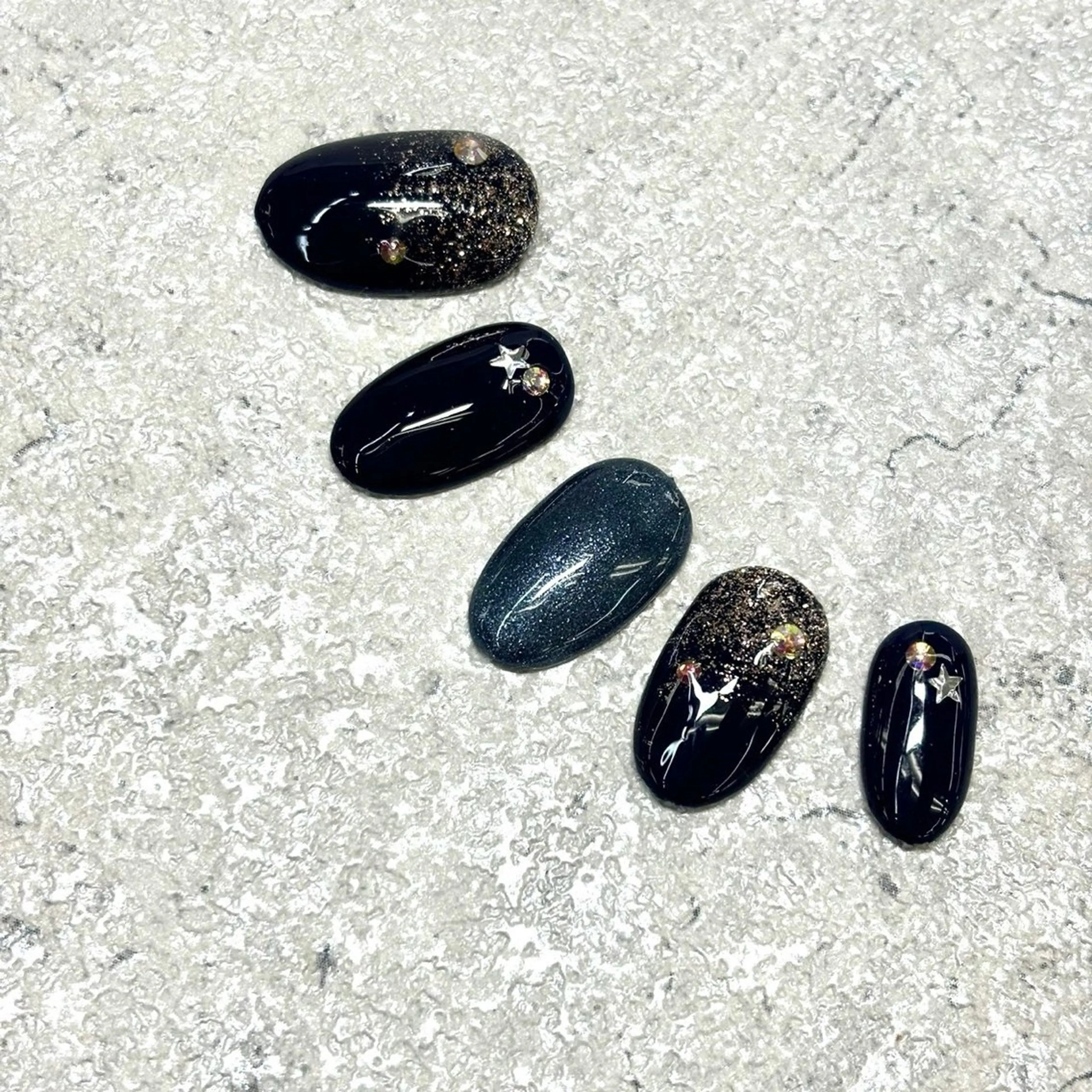 ネイル ⭐︎休業中の練習⭐︎ JNA認定講師髙橋のネイルデザイン