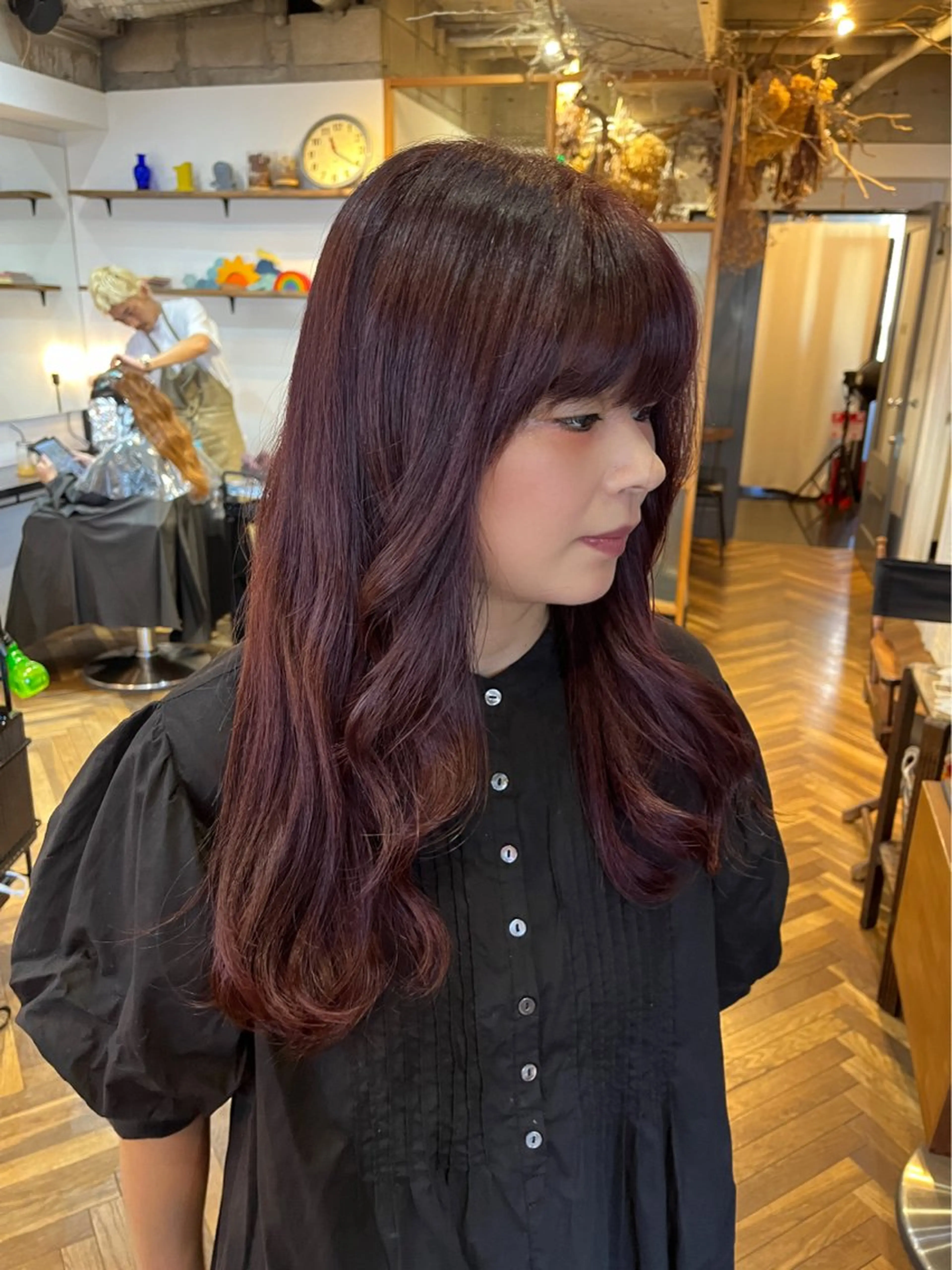 ロング カラー HOMIE TOKYO所属・sora / 渋谷 / ハイトーンのヘアスタイル