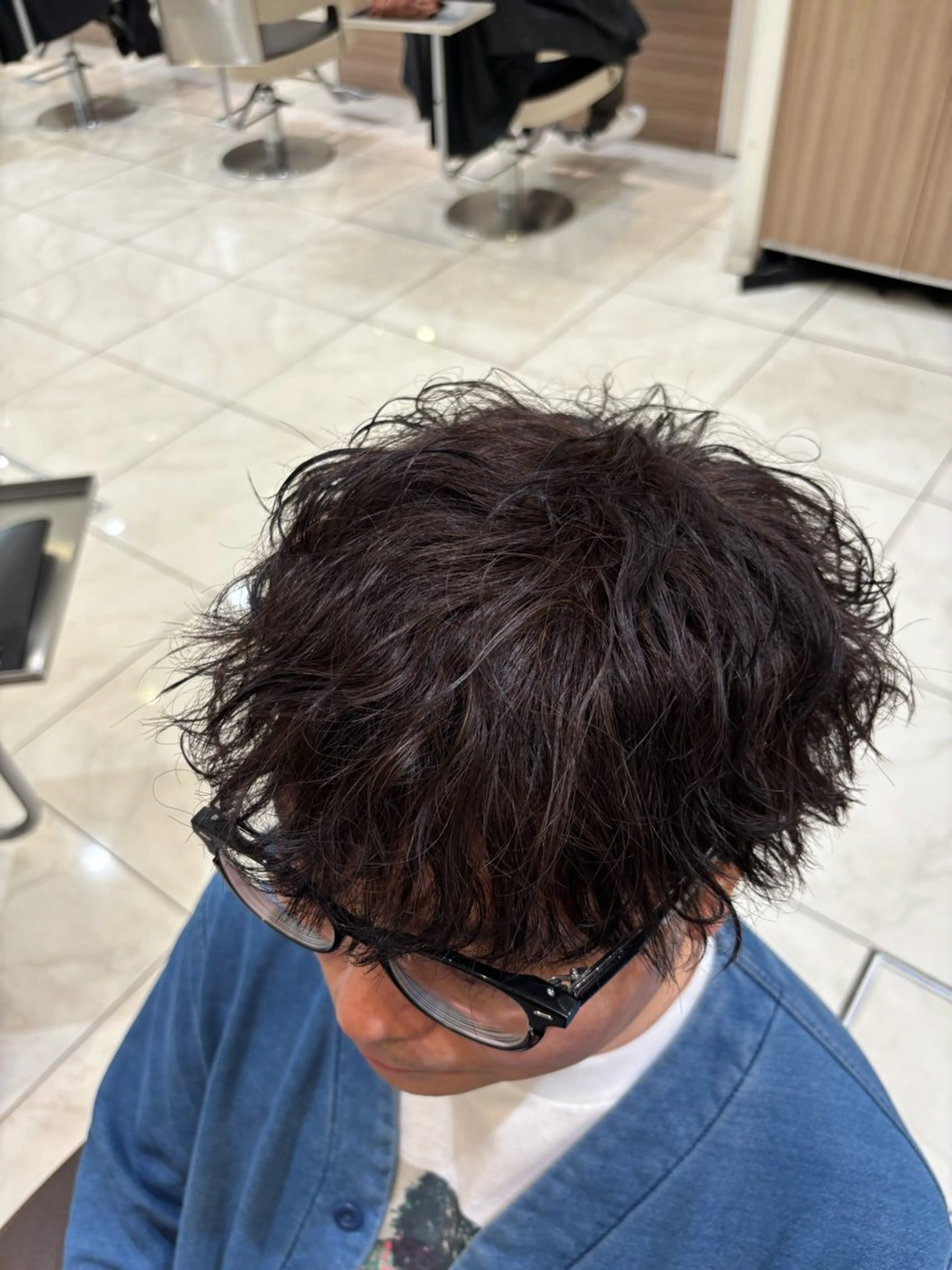 パーマ メンズ カット パーマ メンズ／パーマ 山本侑平のヘアスタイル