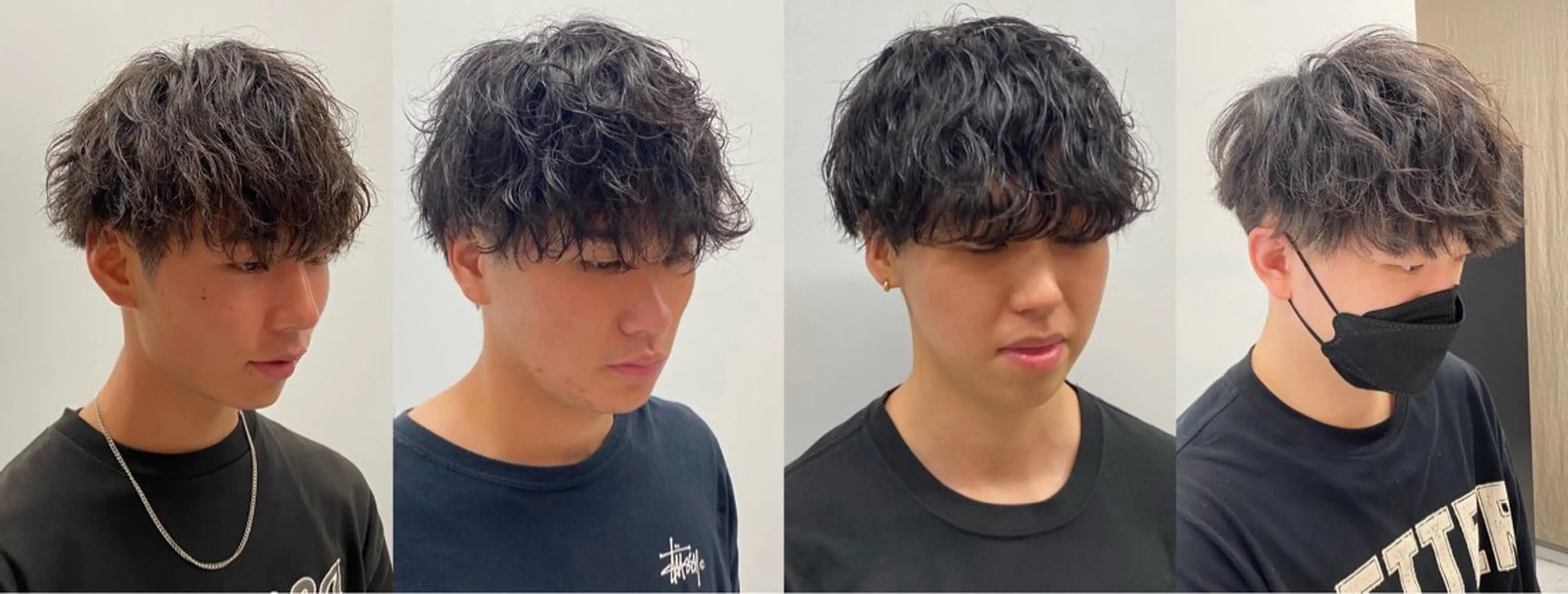 ショート 村松　和磨/ケアブ リーチ/メンズパーマのヘアスタイル