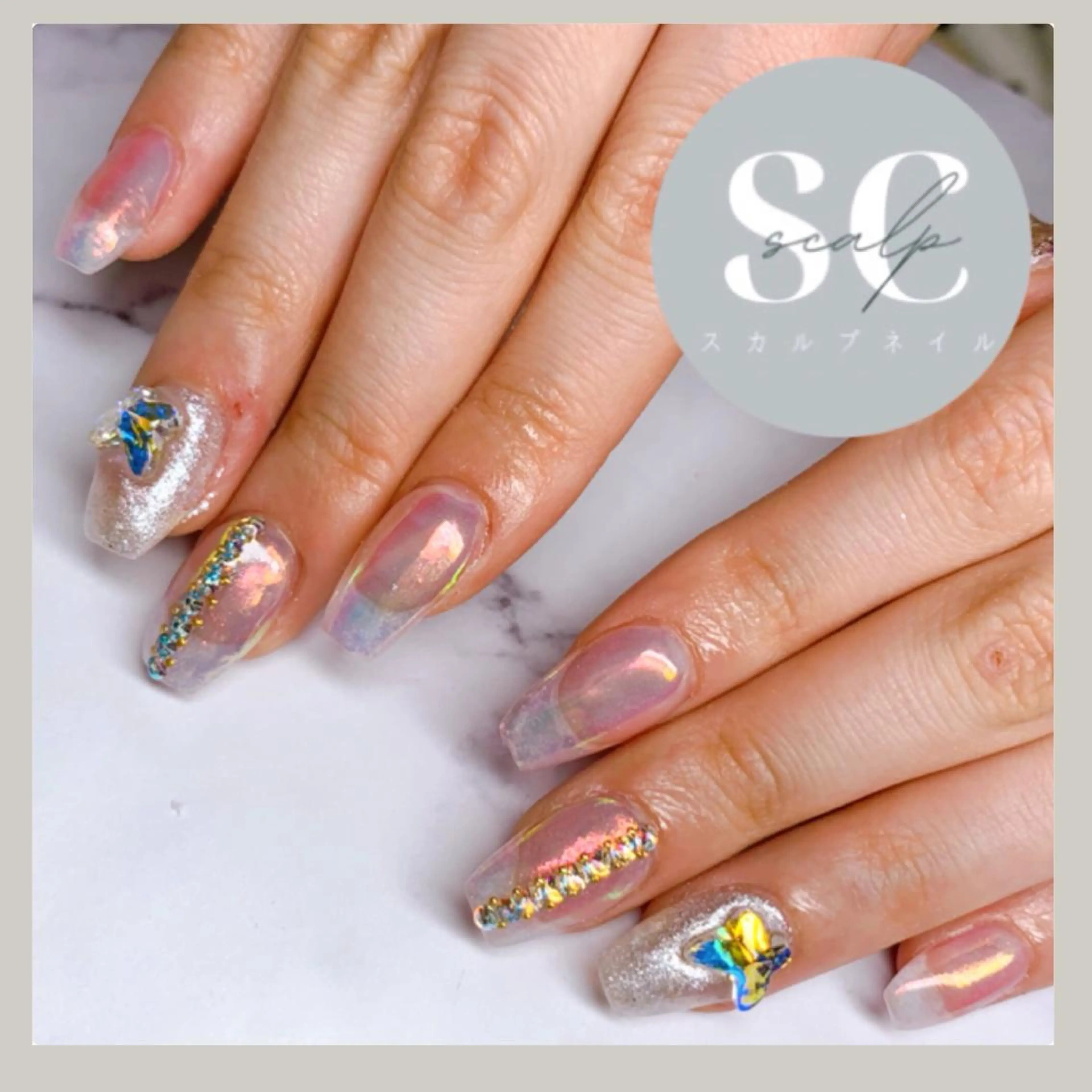 ネイル スカルプネイル Nailsalon Caiseのネイルデザイン