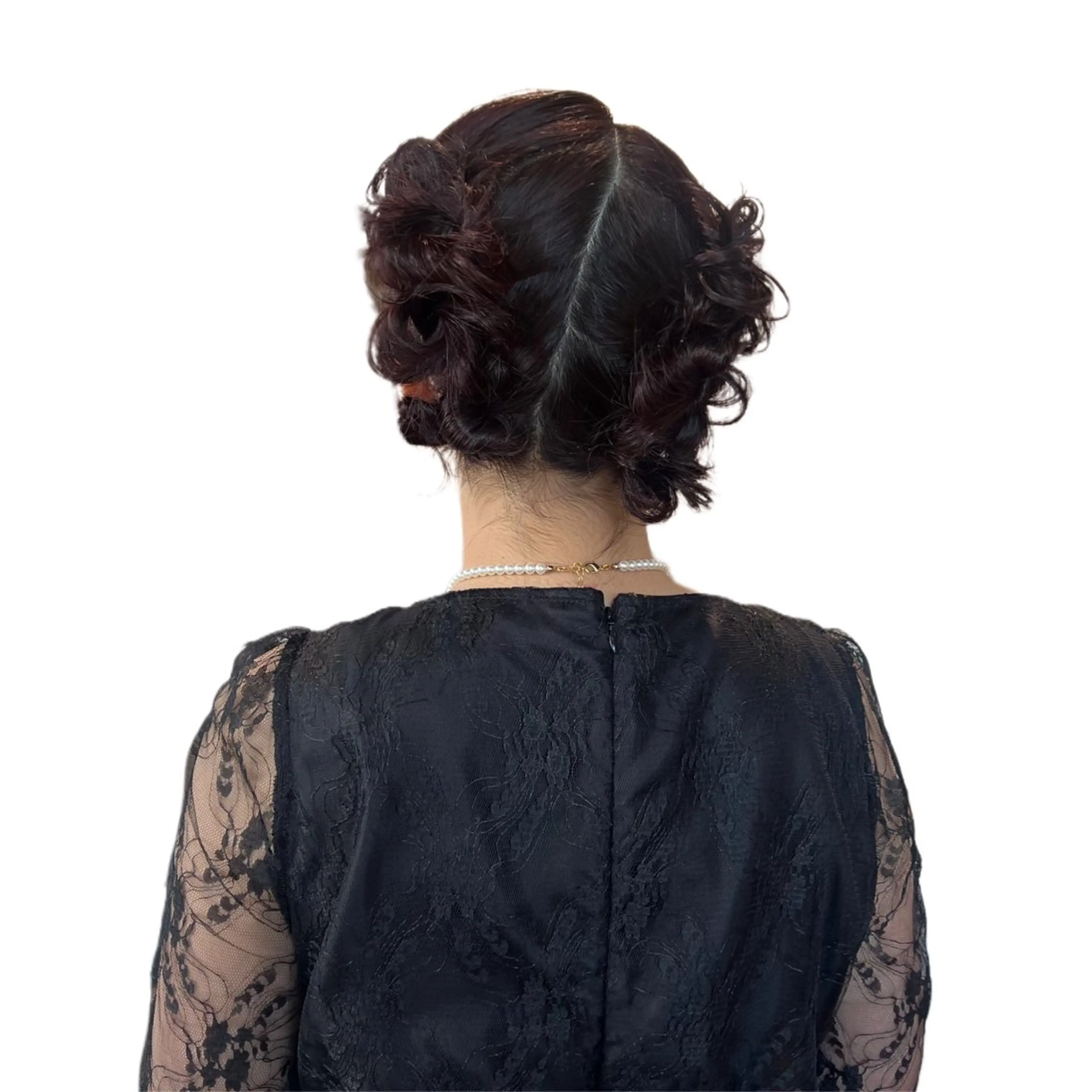 ミディアム ヘアセット SALOWIN： KASUMIのヘアスタイル