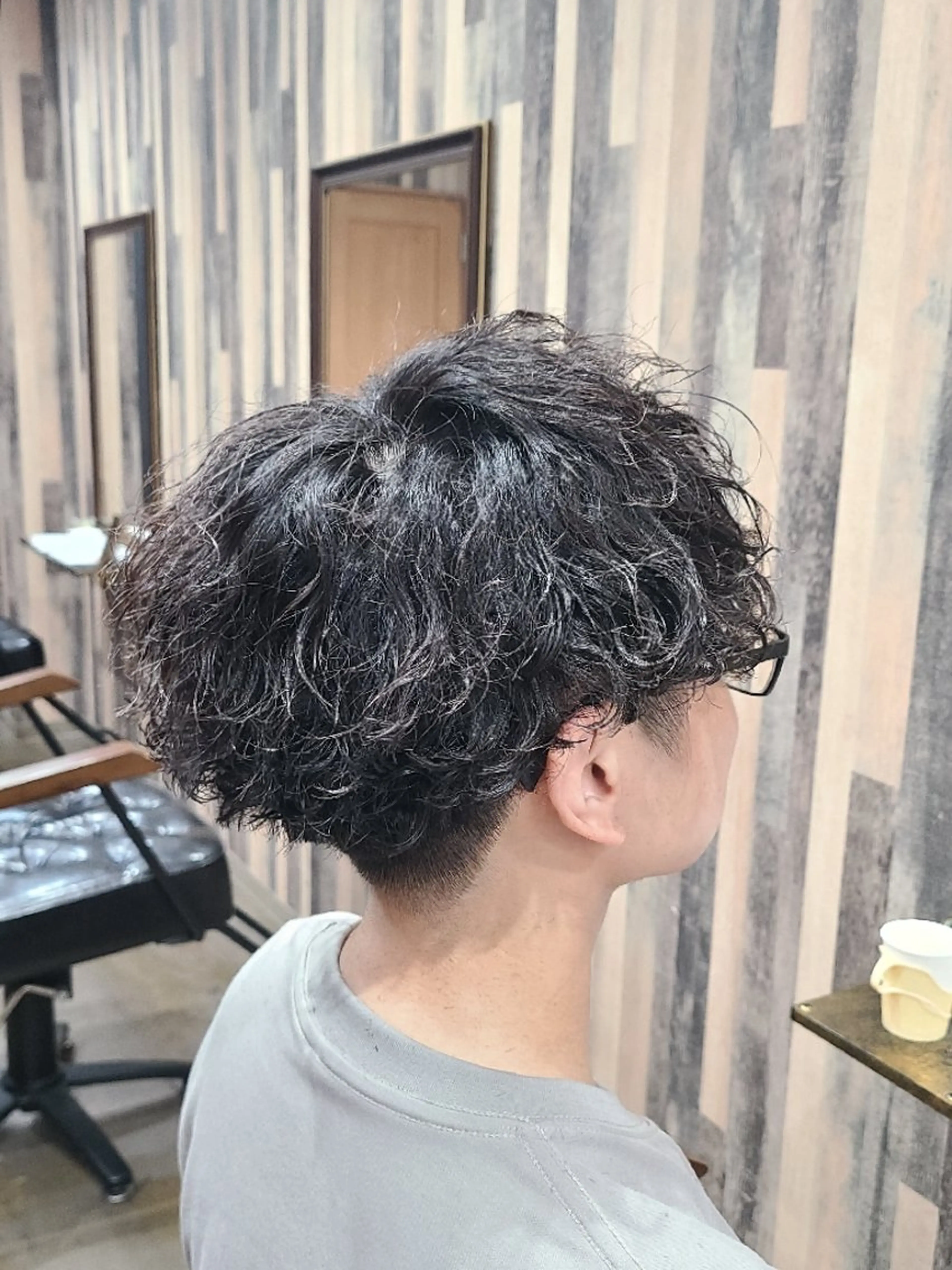 パーマ メンズ カット パーマ トリートメント EDEN店長／ 短髪／パーマ職人🔥のヘアスタイル