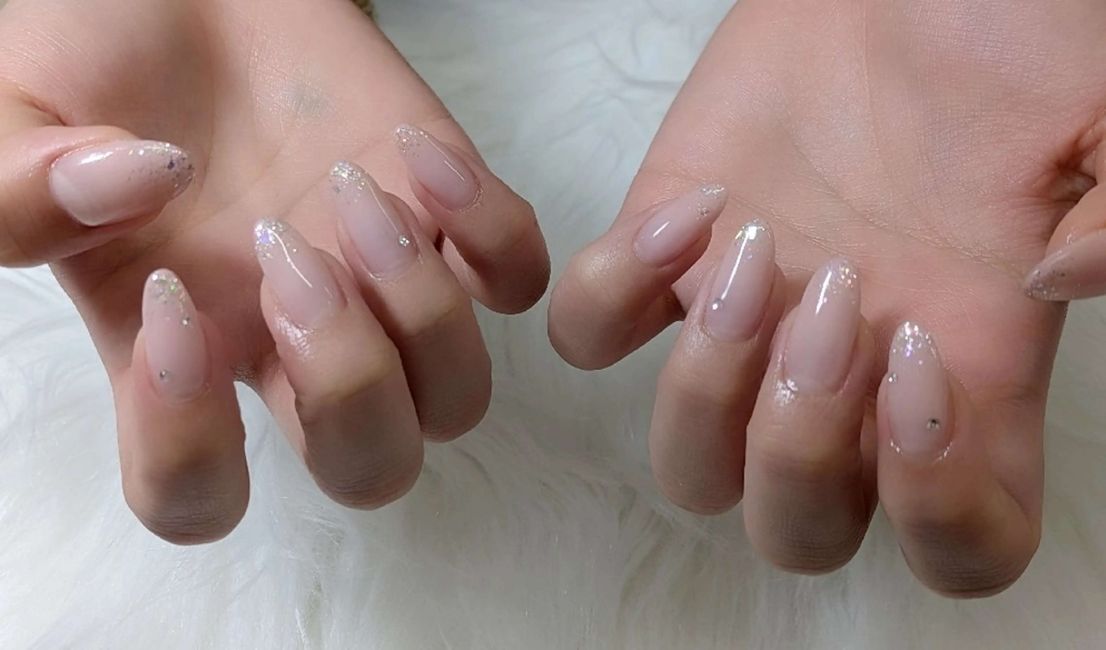 ネイル グラデーション ラメ(グリッター) ハンドネイル hair&nail gumi所属・hair&nail gumiのネイルデザイン