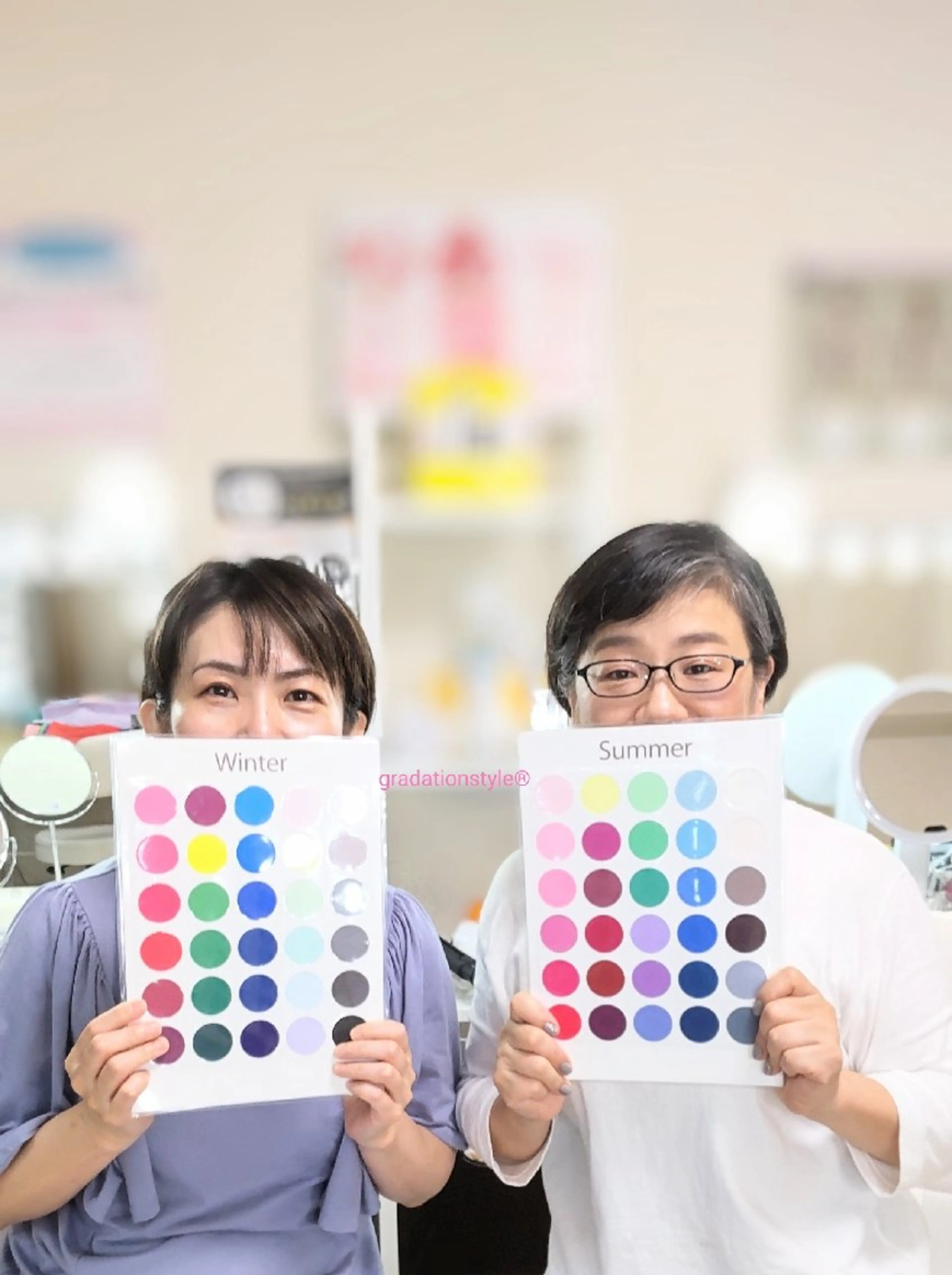 パーソナルカラー診断 骨格診断 顔タイプ診断 🎼グラデーション スタイル札幌♫*✧のマツエク・マツパデザイン