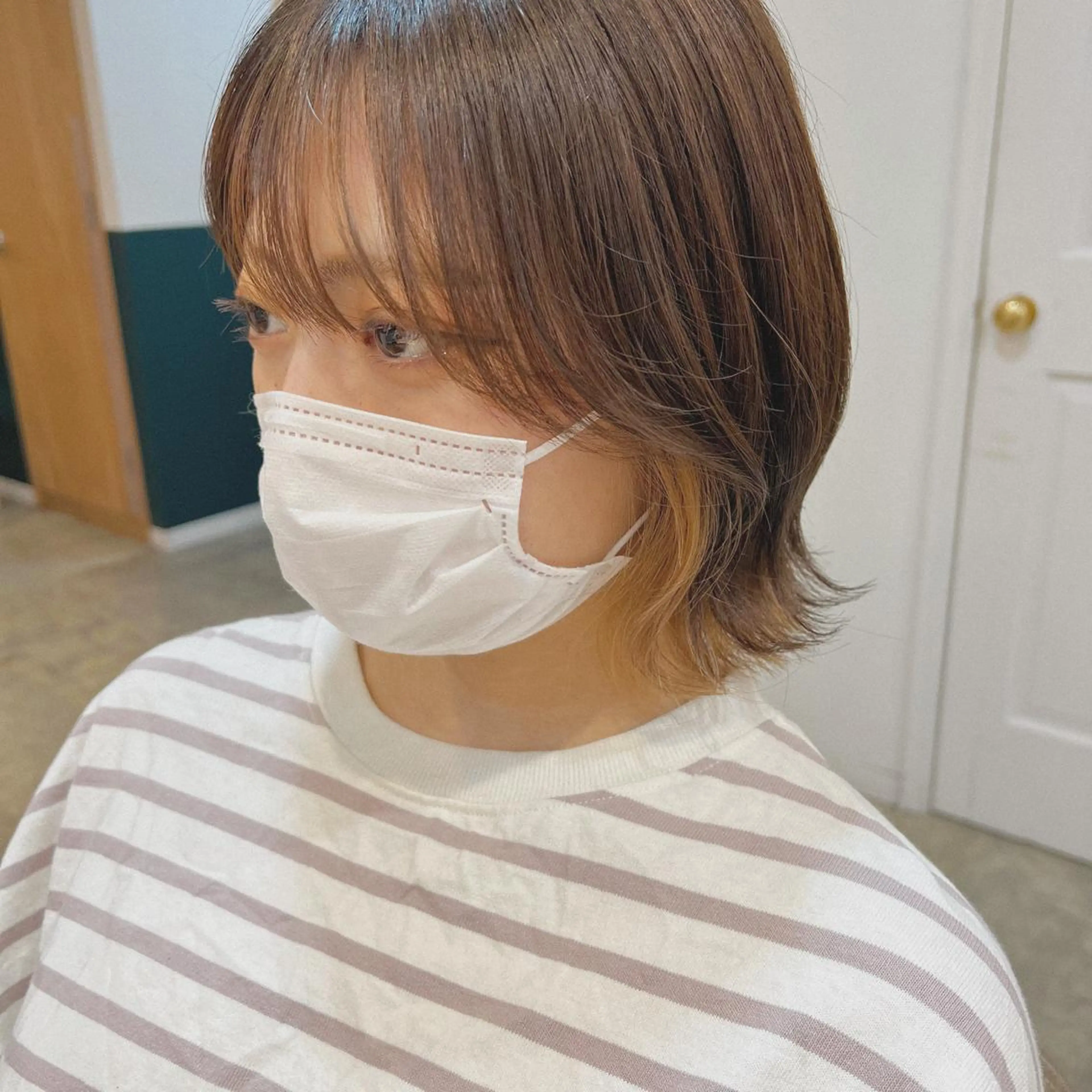 ショート ボブ ☁️RIKA☁️ @ri2_____bのヘアスタイル