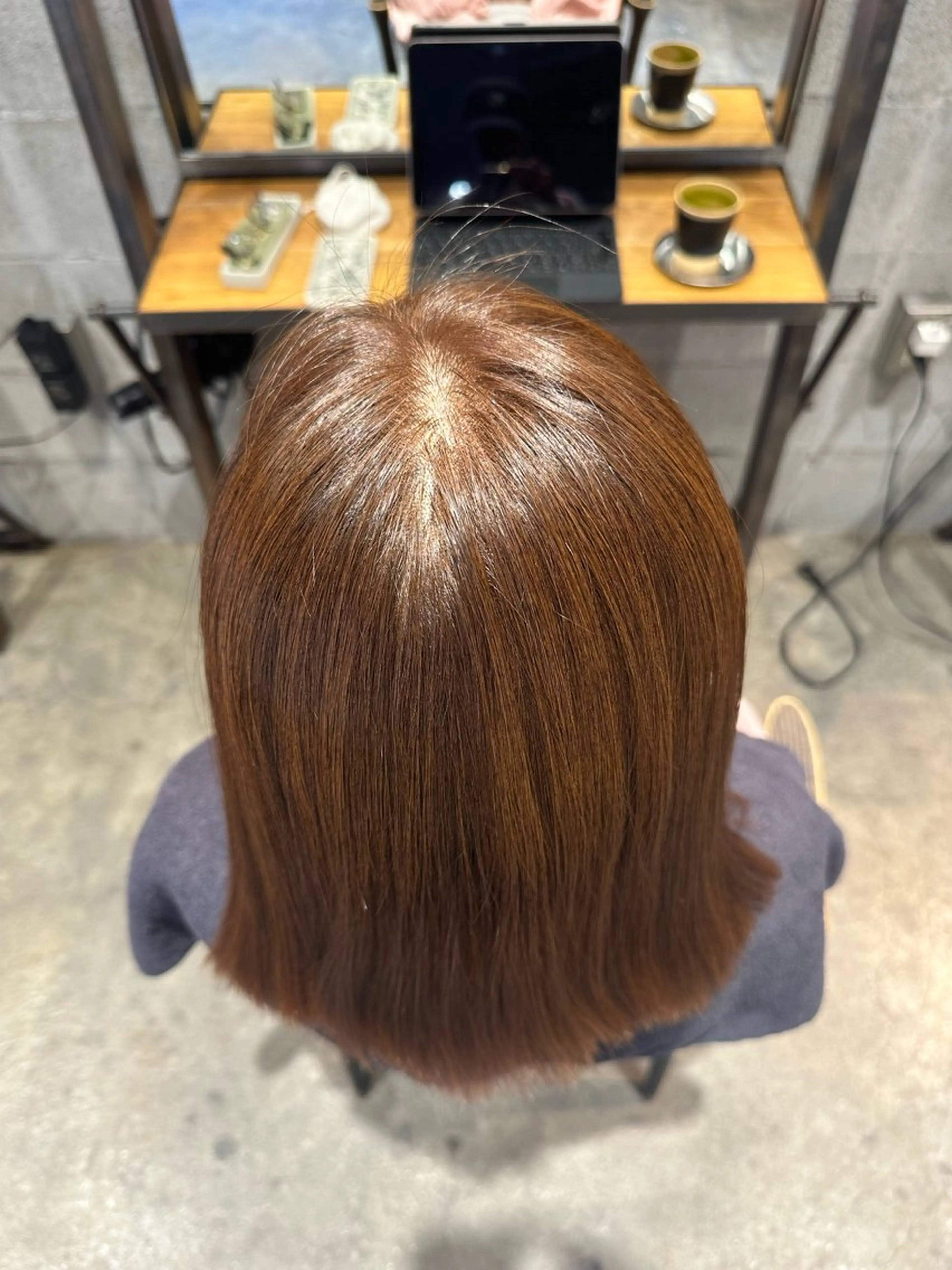 ミディアム カラー NERO      HAIR SALON所属・塚本 幸司郎のヘアスタイル