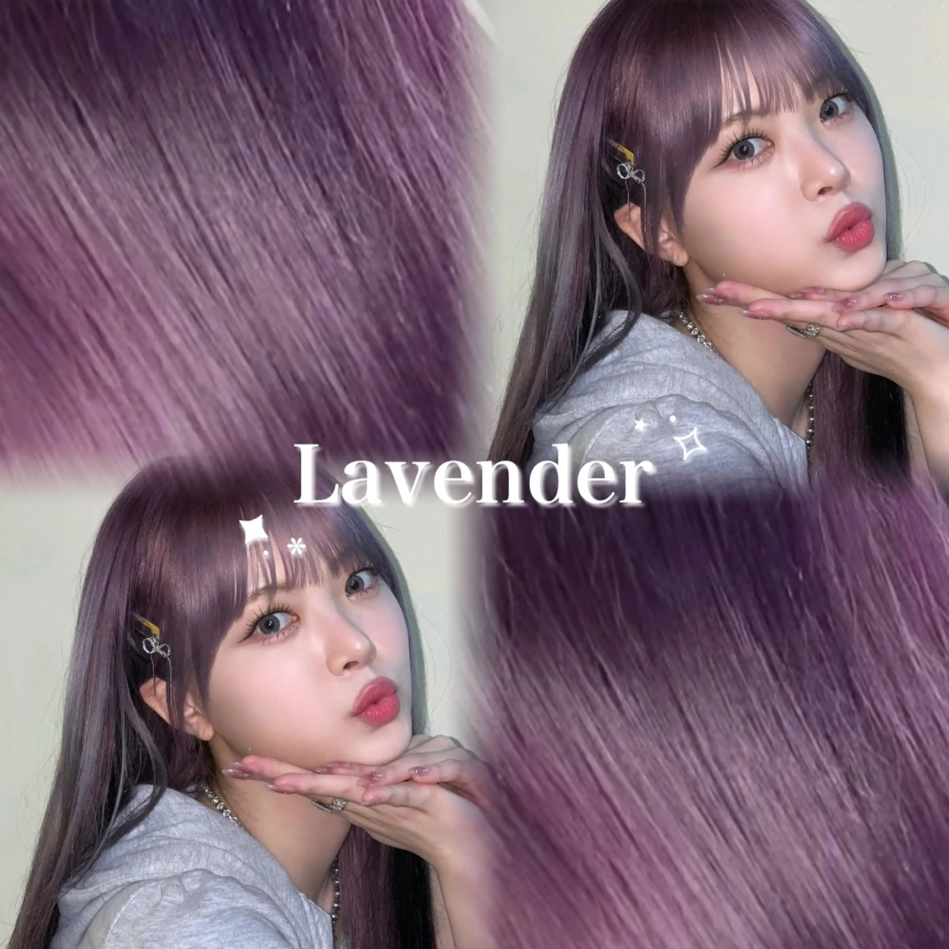 カラー ヘアカラー トリートメント 韓国風艶カラー 🎀𝐒𝐀𝐇𝐎のヘアスタイル
