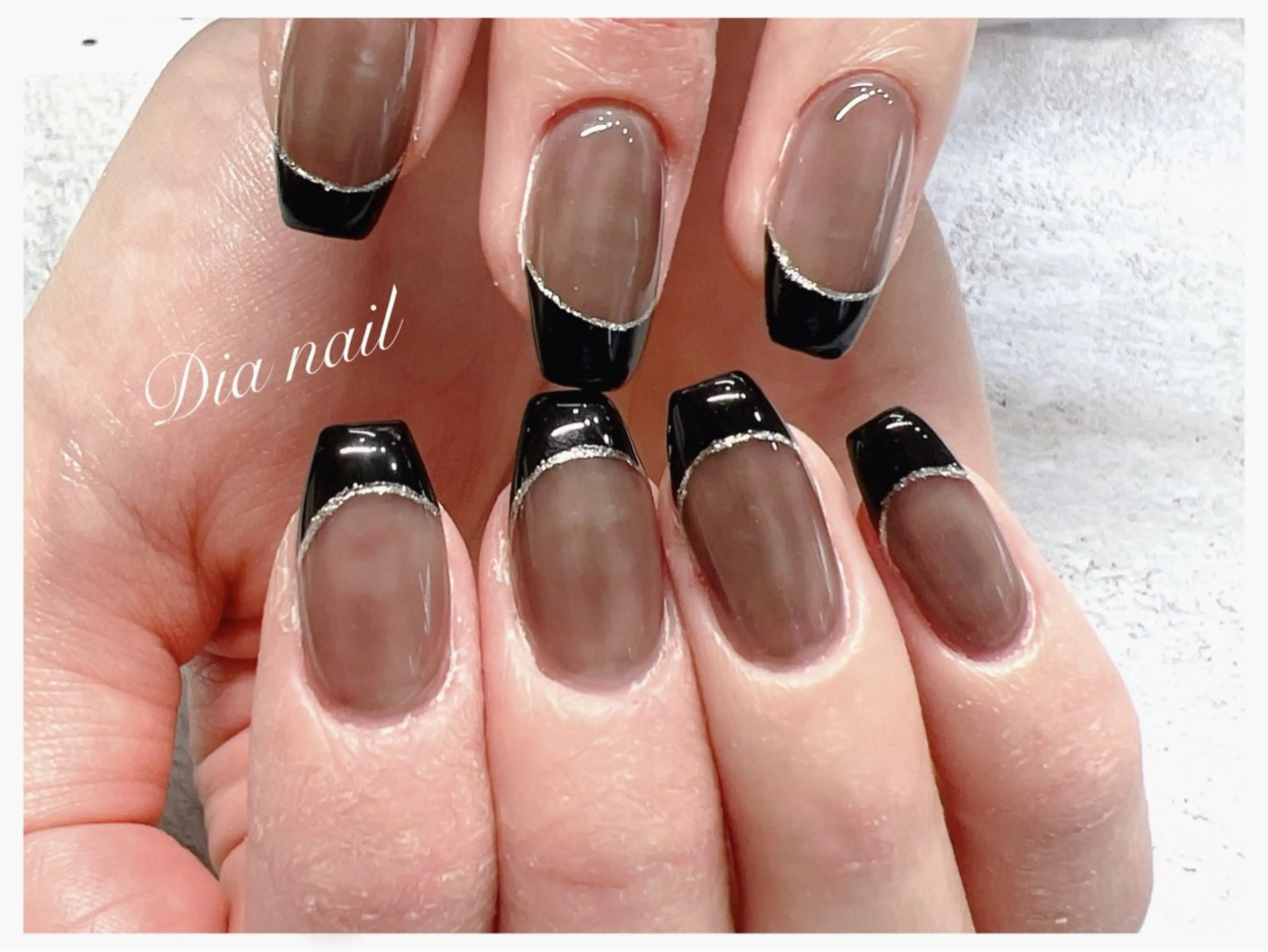 カラー ハンドネイル Dianail 中野のネイルデザイン