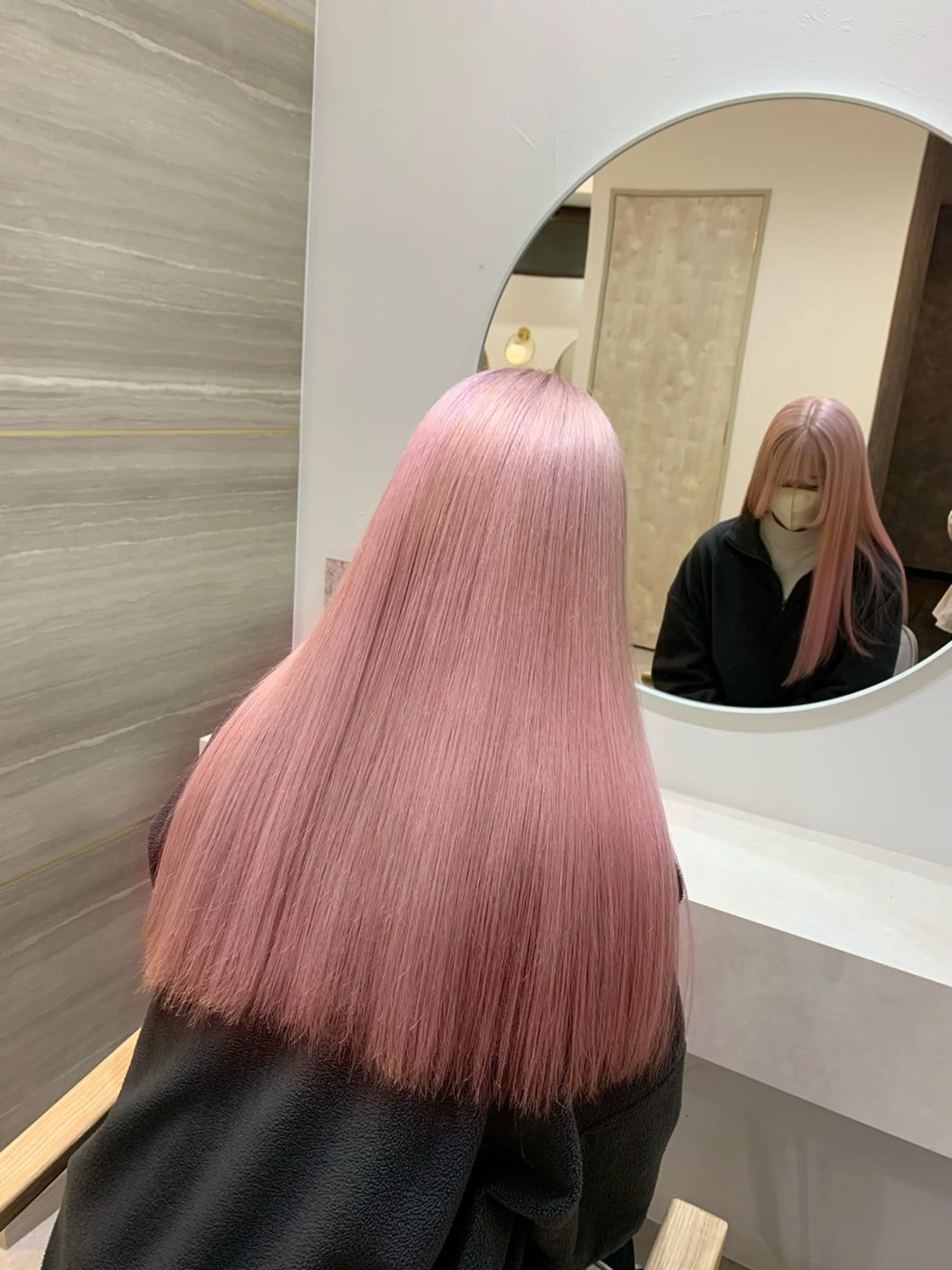 ロング カラー パーマ ヘアアレンジ メンズ キッズ ヘアカラー Lovis池袋 鳥越美羽のヘアスタイル
