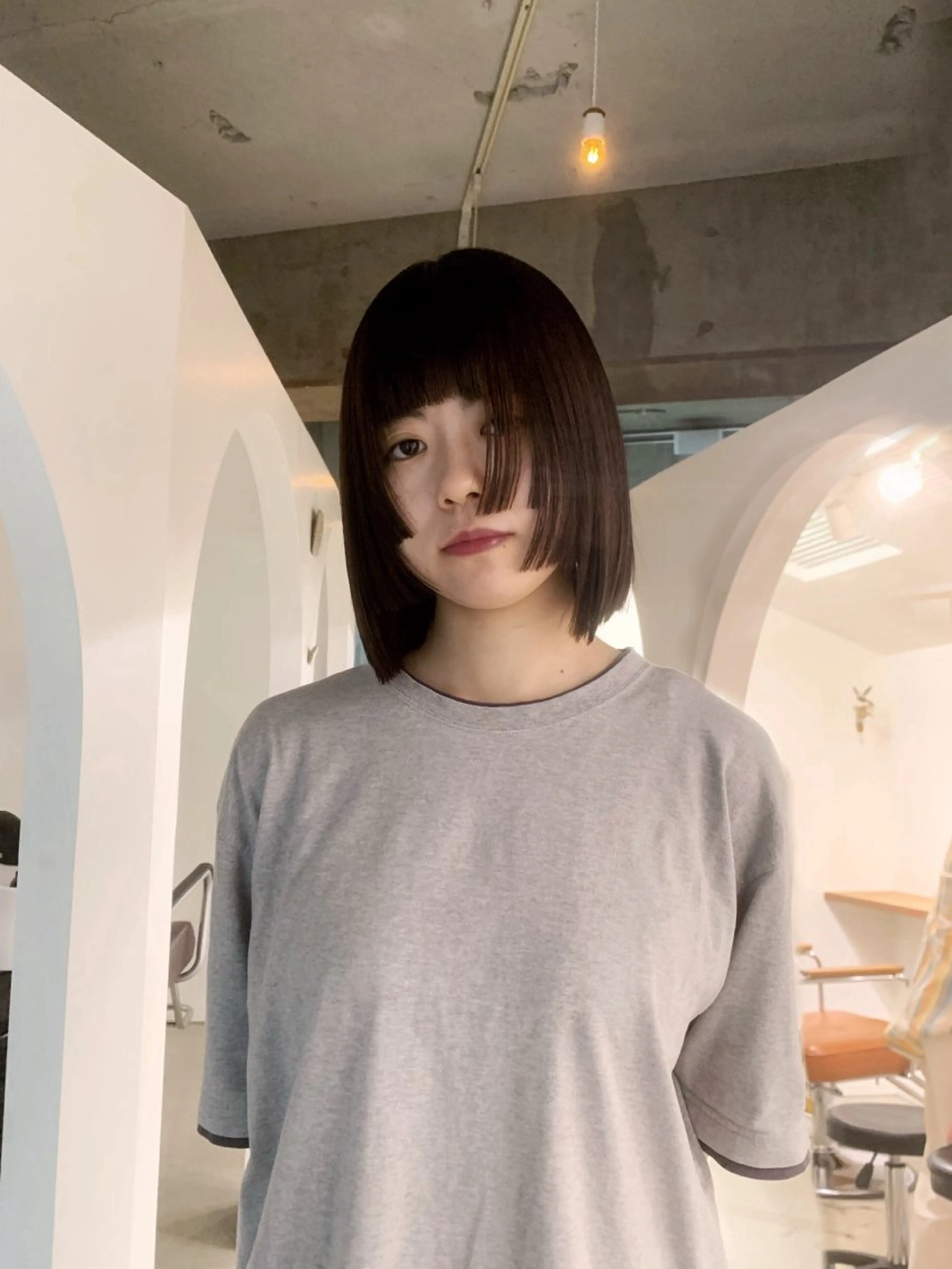 ショート 姫カット mirai /透明感カラーのヘアスタイル