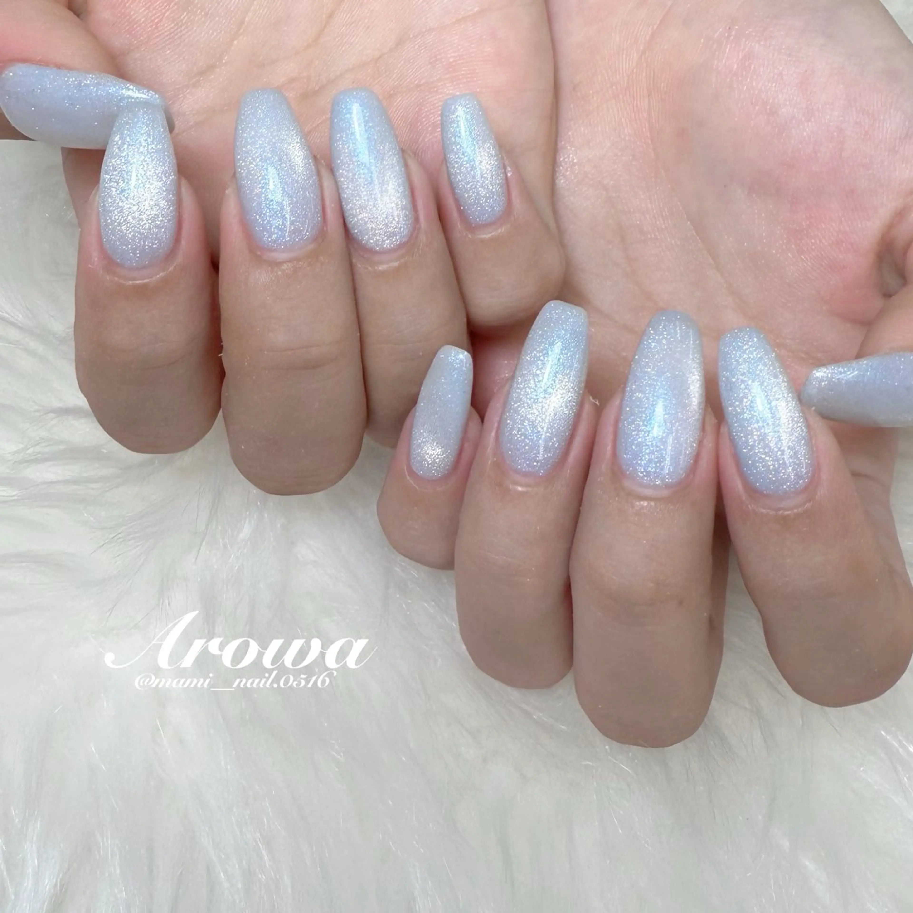 ネイル マグネットネイル ハンドネイル Arowa まみのネイルデザイン