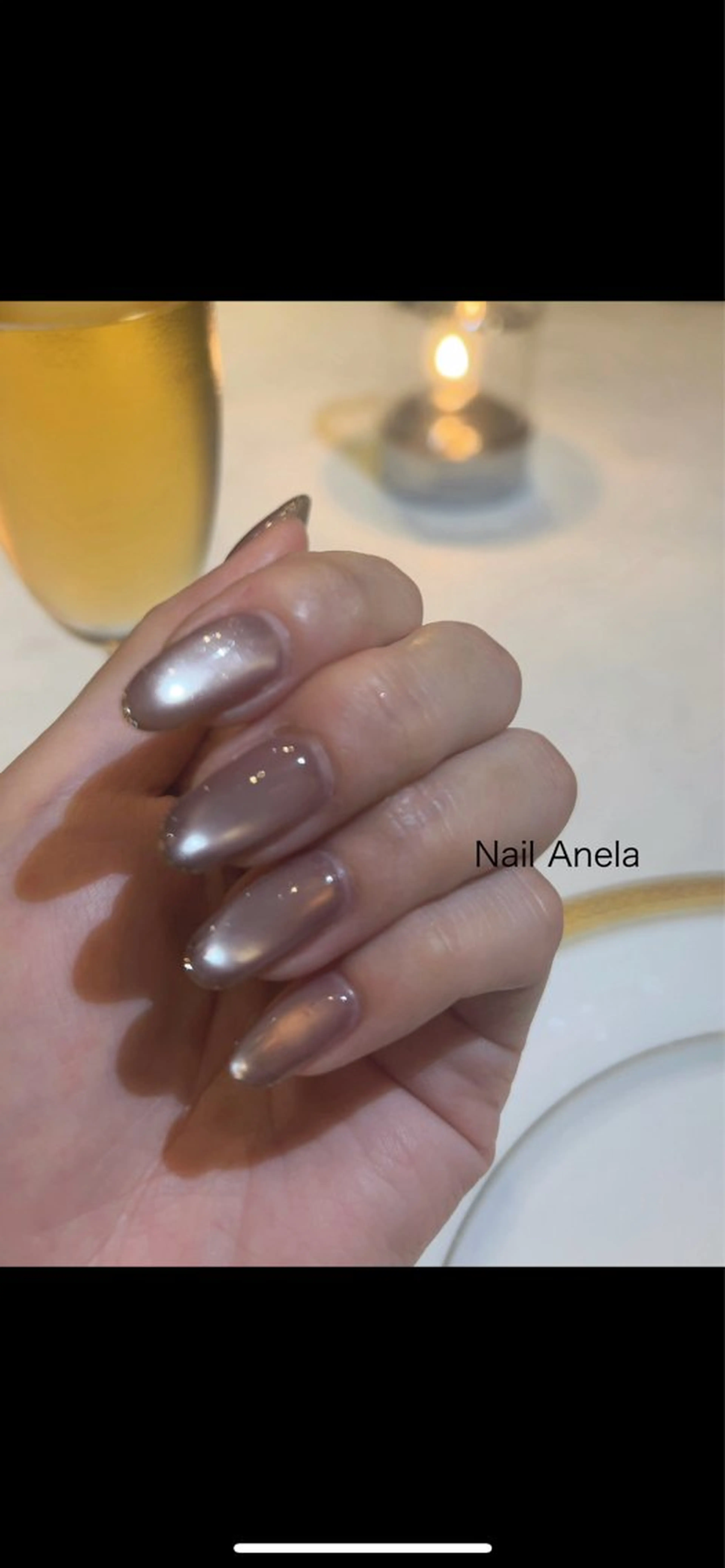 ネイル キラキラネイル 韓国ネイル マグネットネイル オフィスネイル シンプルネイル Anela 池袋 💅yuriのネイルデザイン