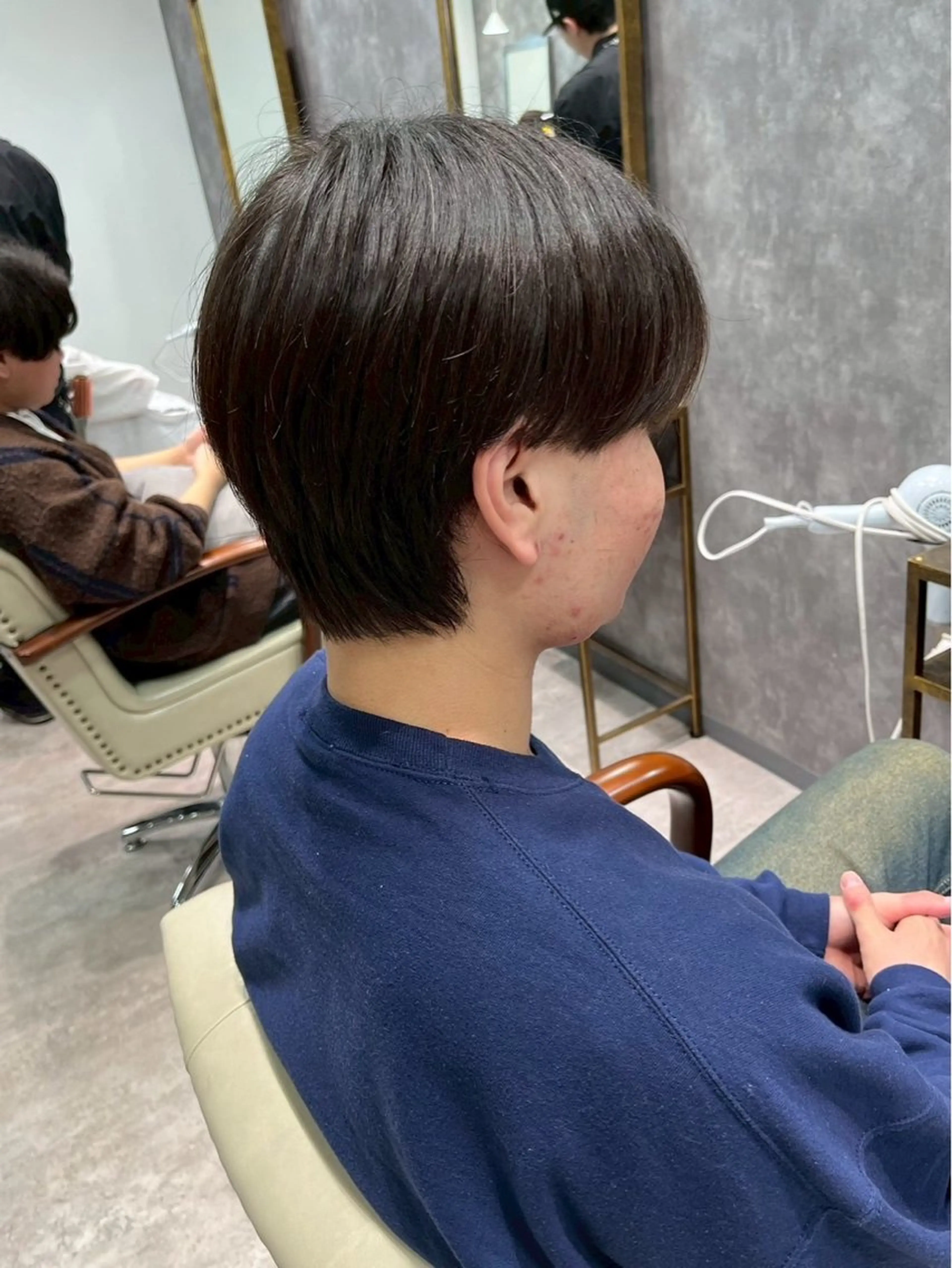カラー パーマ メンズ カット 縮毛矯正 Ren /メンズ/緩めパーマのヘアスタイル