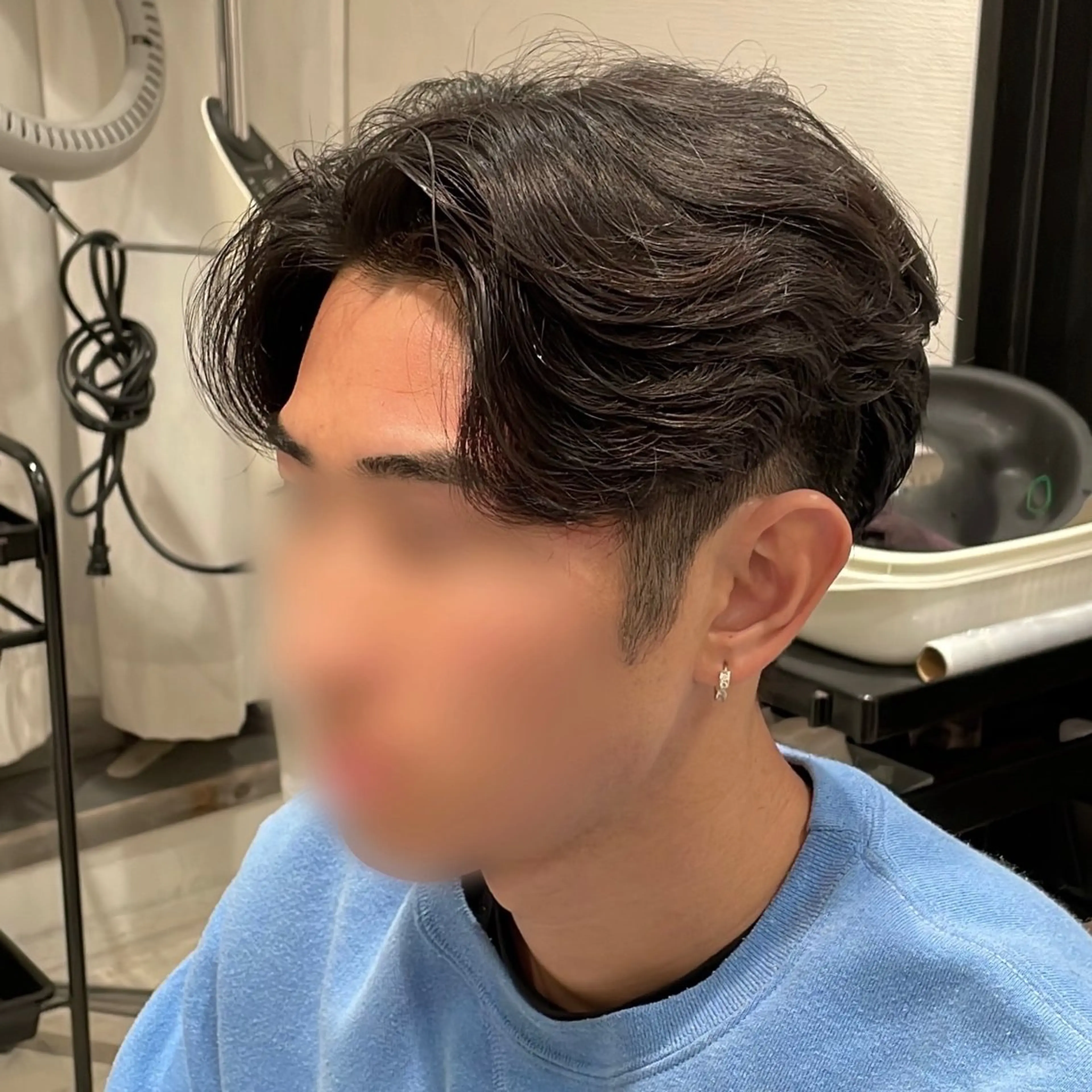 ショート カラー パーマ ヘアアレンジ メンズ カット パーマ ヘアセット パク・ボミン小野リエ 韓国ハーフ🦊のヘアスタイル