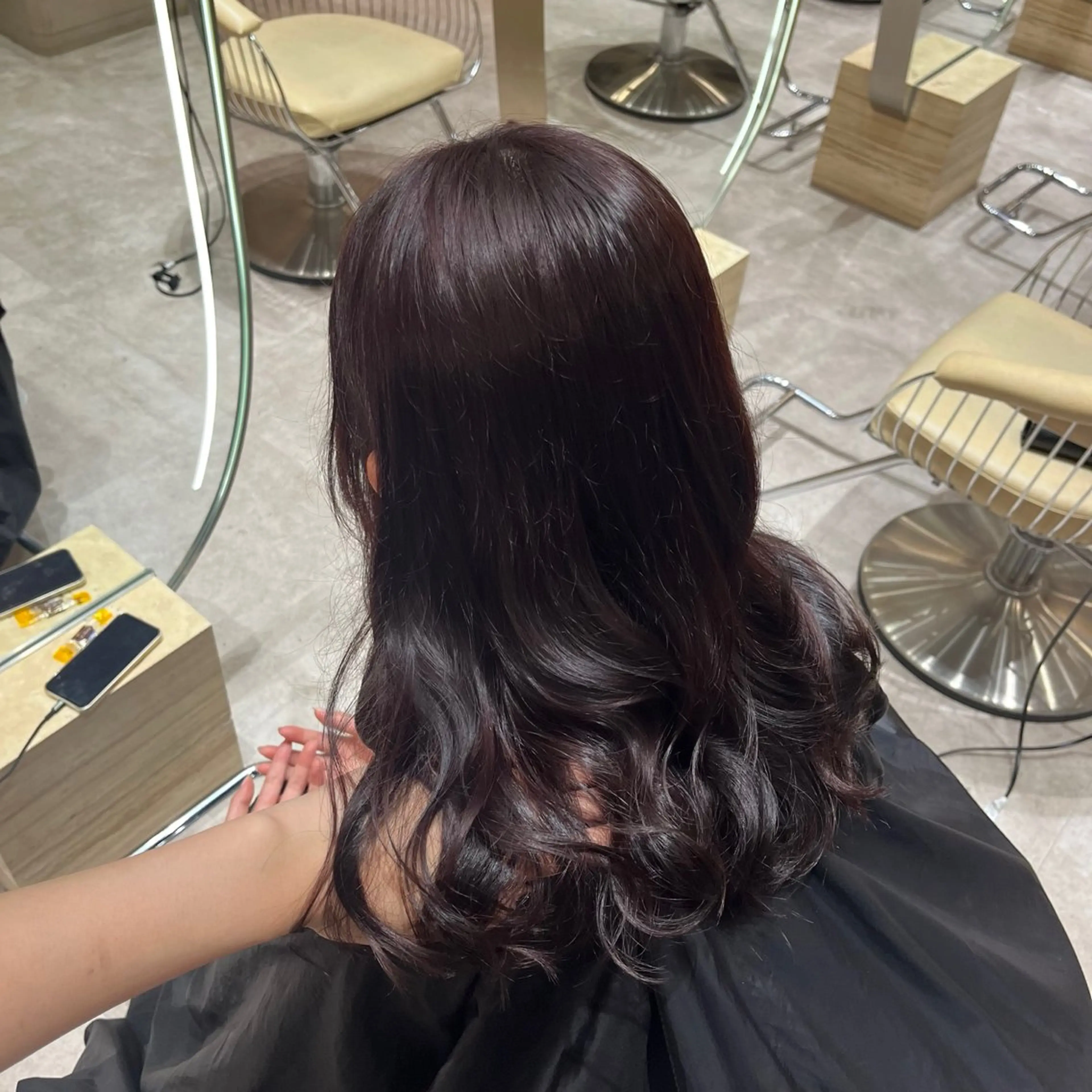 セミロング ㊙️レイヤーカット 透明感カラーゆな㊙️のヘアスタイル